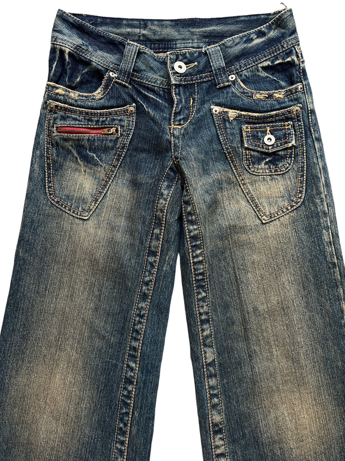 Japanese Brand Bondage Japan Baggy Mudwash Distressed Denim Jeans 30x31 Size US 30 / EU 46 - 4 Thumbnail