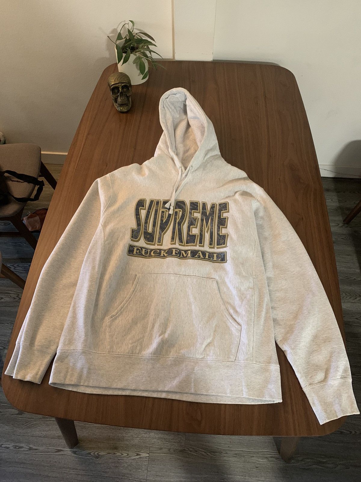 Supreme Paisley Fuck Em All Hoodie | Grailed