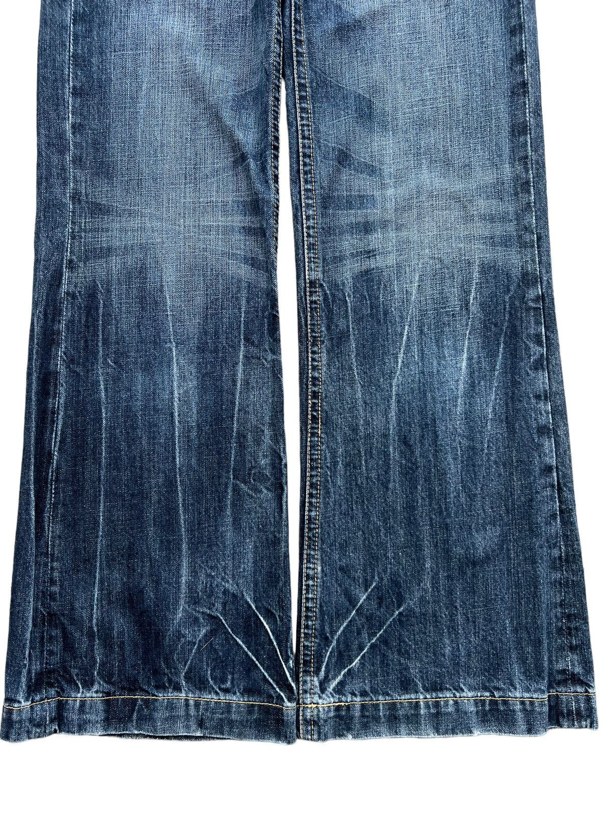 Japanese Brand Japanese Brand Distressed Rusty Flare Denim Jeans 28x31 Size US 28 / EU 44 - 5 Thumbnail