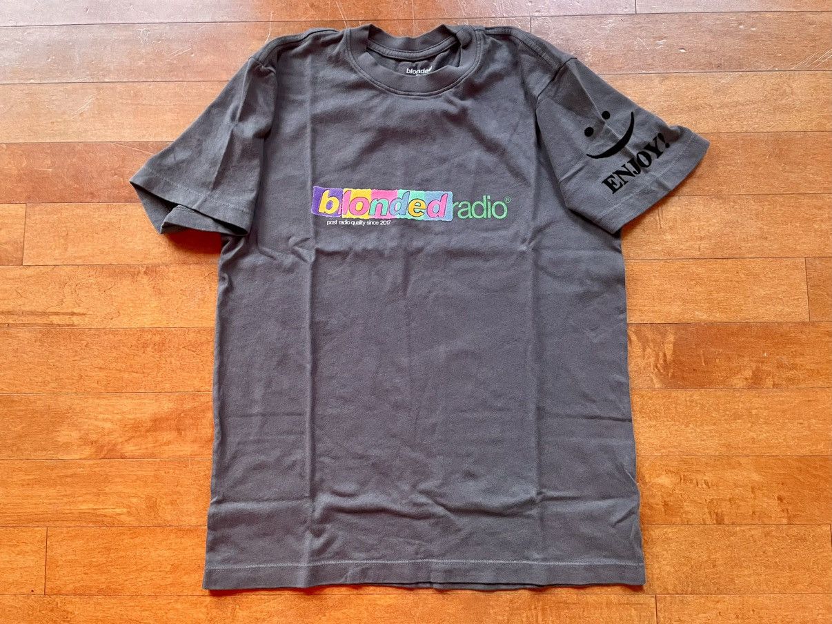 image of Frank Ocean x Homer Medium New Classic Logo Tee Lsd Blonded Radio Grey Black in Dark Grey, Men's