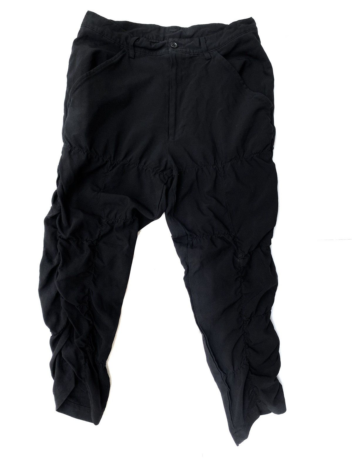 Comme des Garcons Black CDG Scrunch Pants Size US 30 / EU 46 - 1 Thumbnail