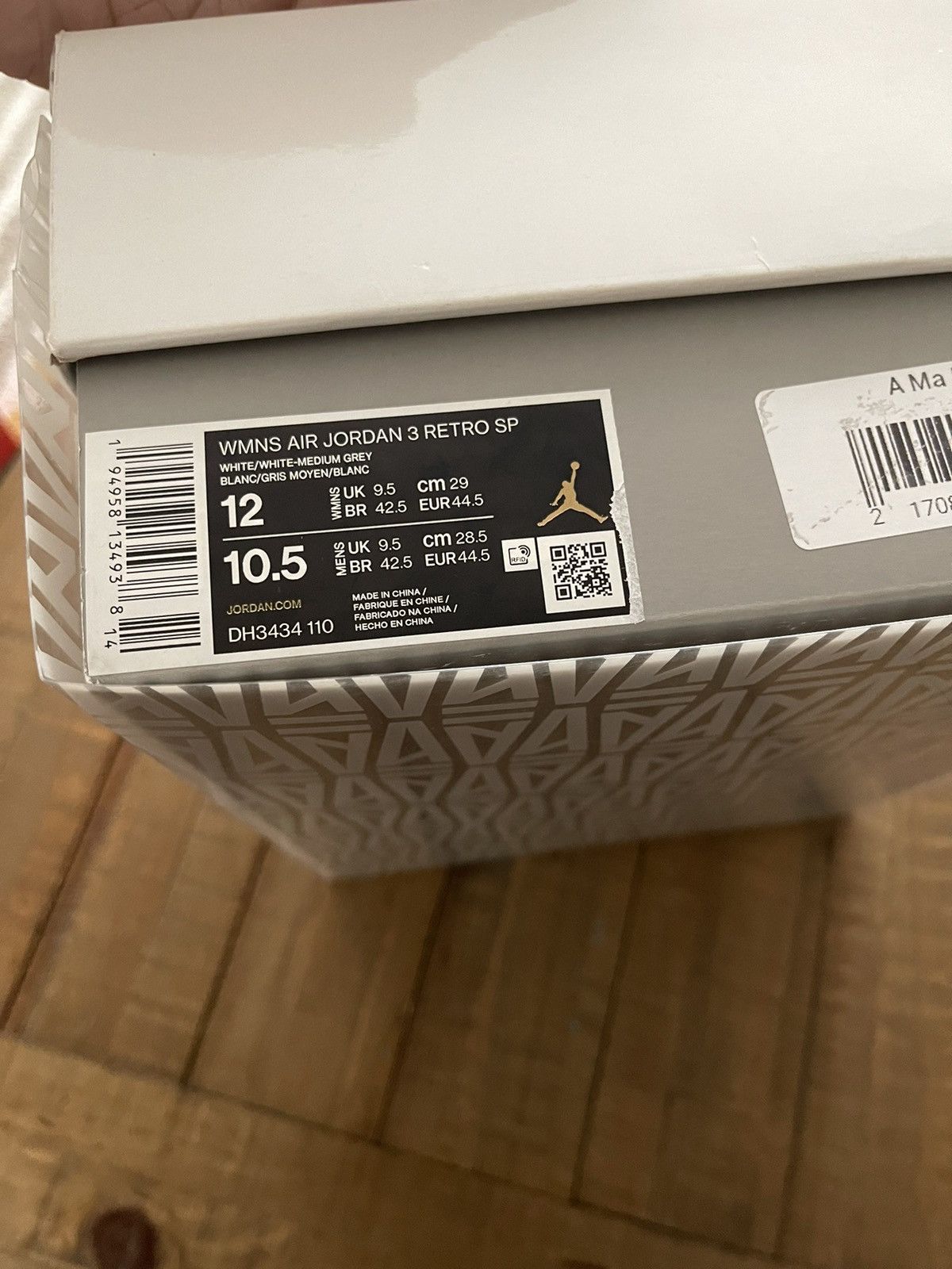 A Ma Maniere × Jordan Brand Jordan 3 A Ma Maniere Size US 10.5 / EU 43-44 - 11 Thumbnail