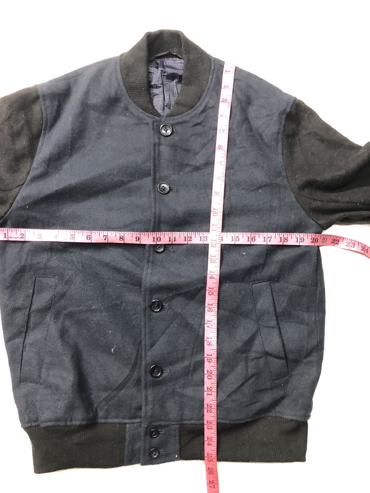 Japanese Brand × Vintage GU BLEND WOOL VARSITY JACKET Size US M / EU 48-50 / 2 - 10 Thumbnail