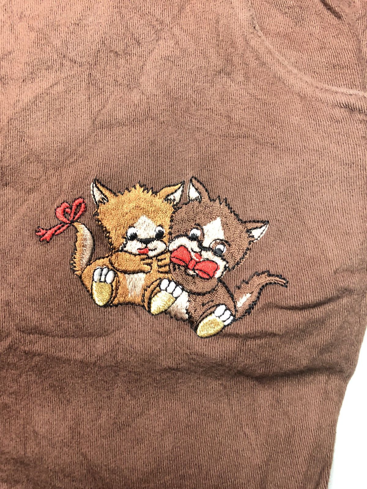Vintage VINTAGE ELINA MARIA EMBROIDERY CATS MADE IN ITALY 🇮🇹 Size US 27 - 5 Thumbnail
