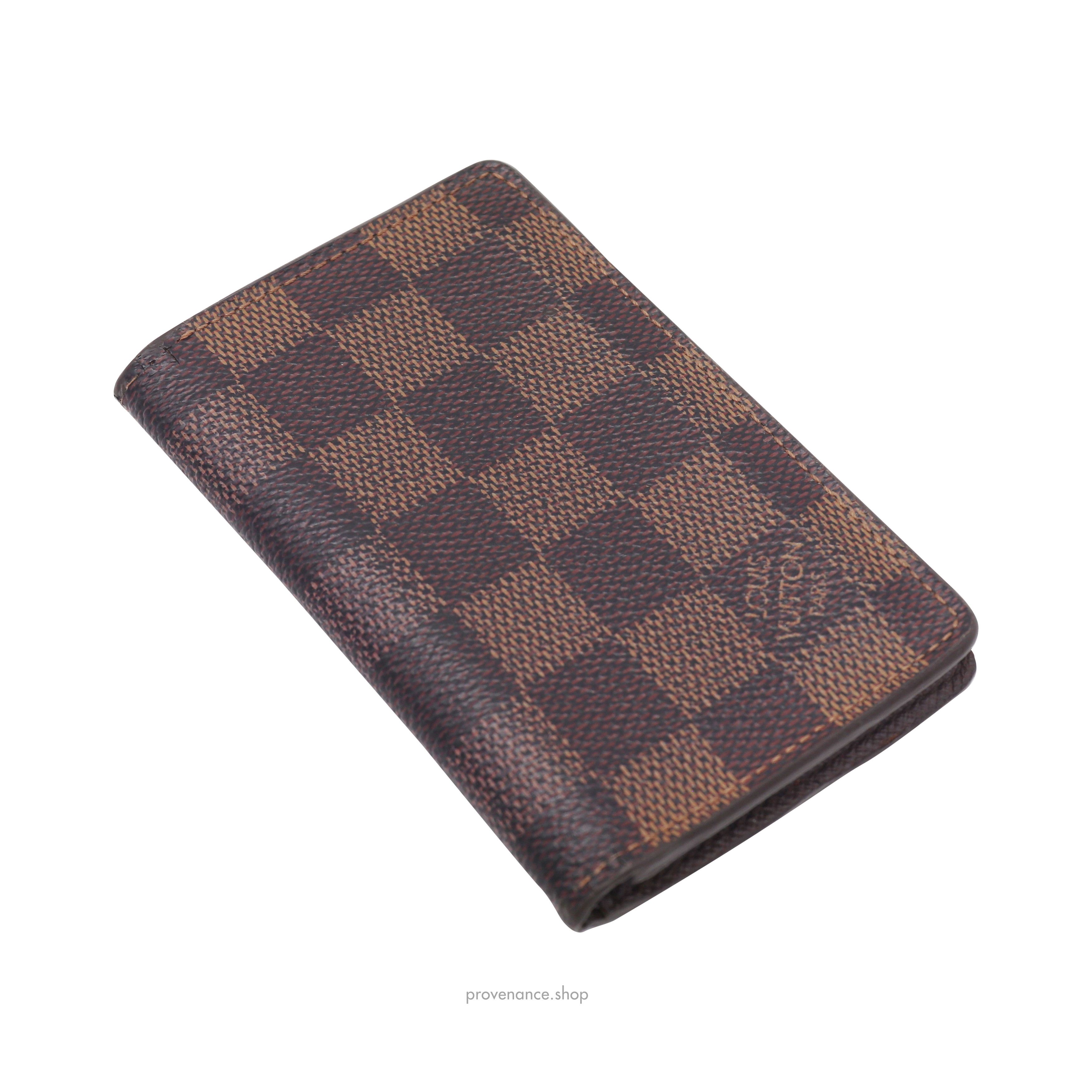Louis Vuitton 🔴 Pocket Organizer Wallet - Damier Ebene Size ONE SIZE - 4 Thumbnail