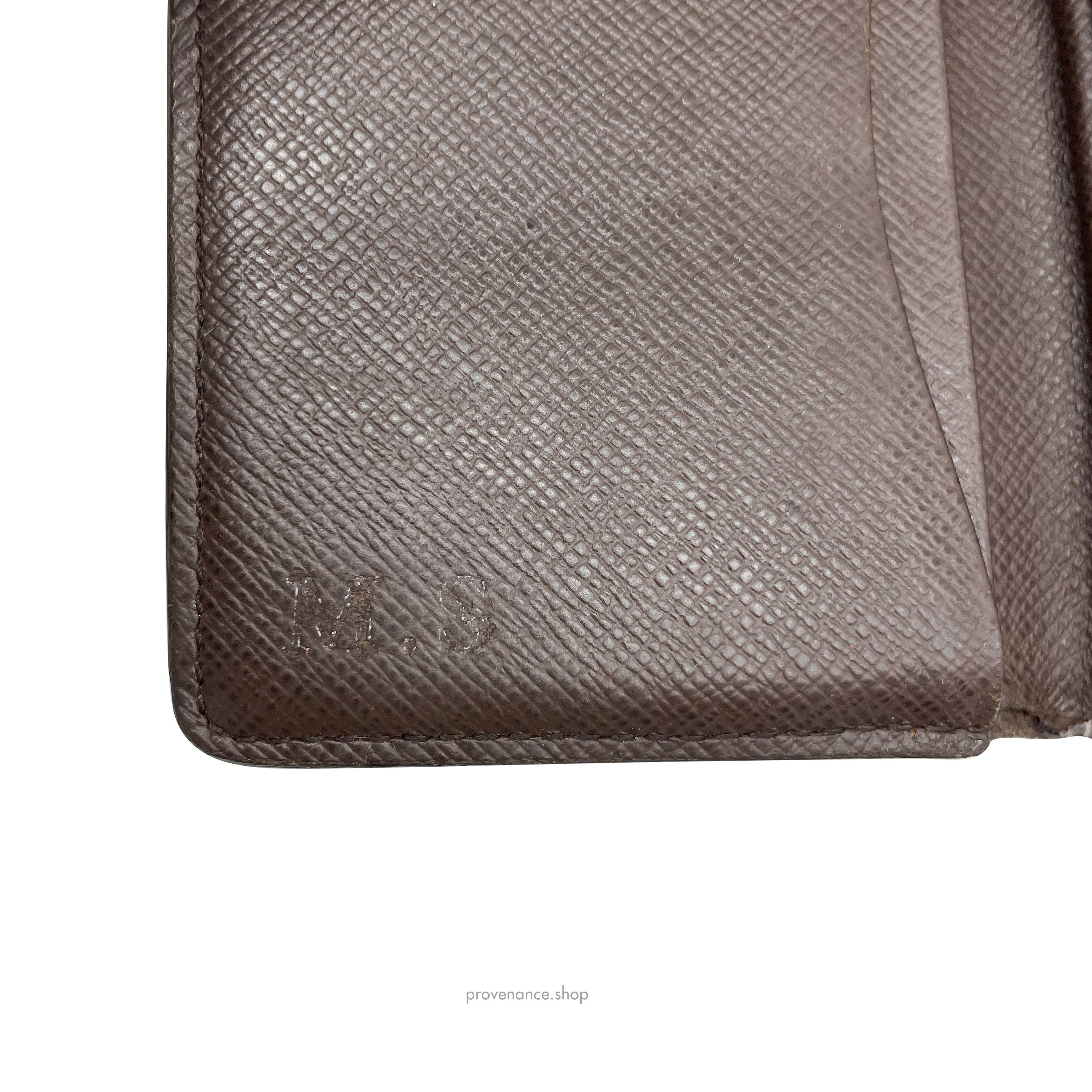 Louis Vuitton 🔴 Pocket Organizer Wallet - Damier Ebene Size ONE SIZE - 7 Thumbnail