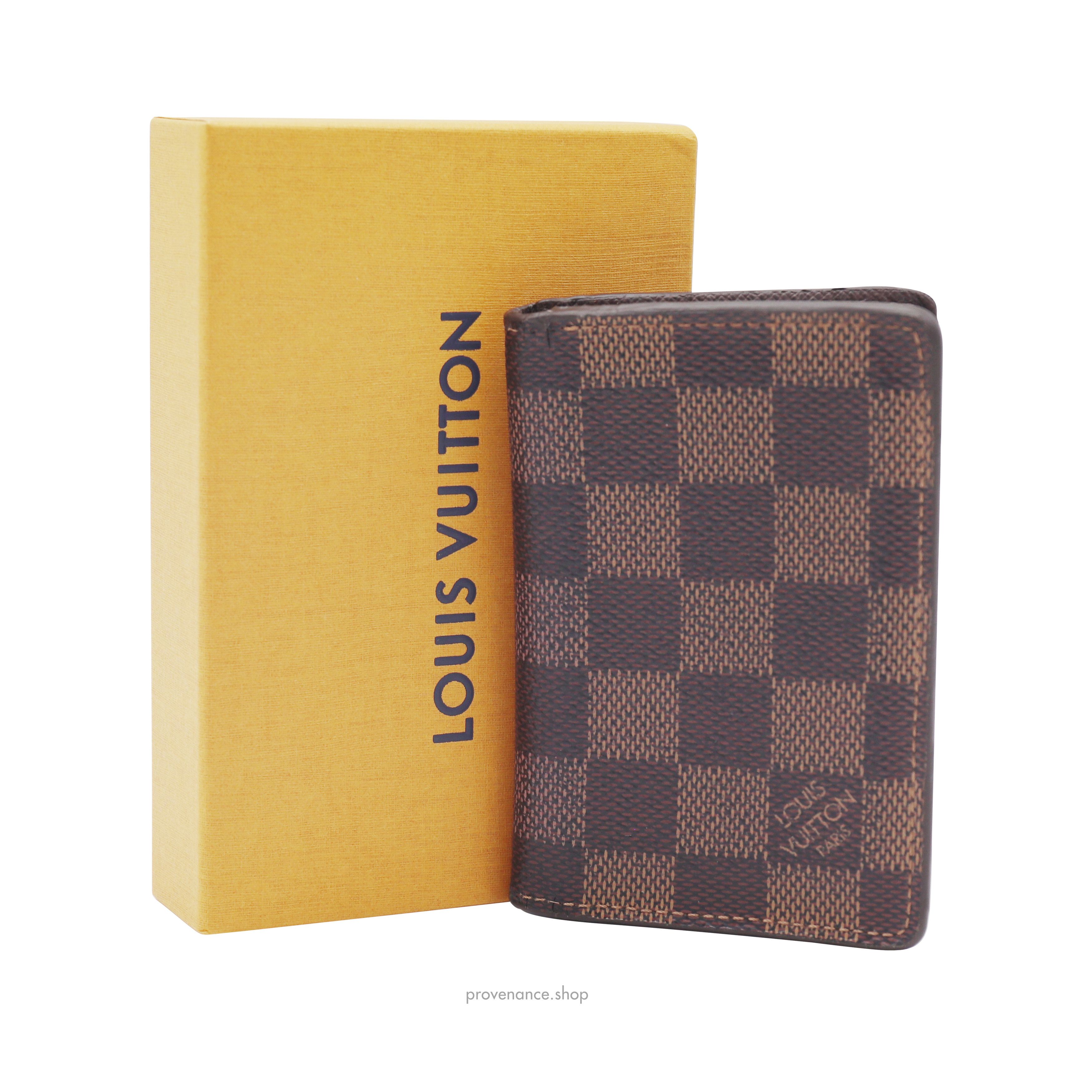 Louis Vuitton 🔴 Pocket Organizer Wallet - Damier Ebene Size ONE SIZE - 1 Thumbnail