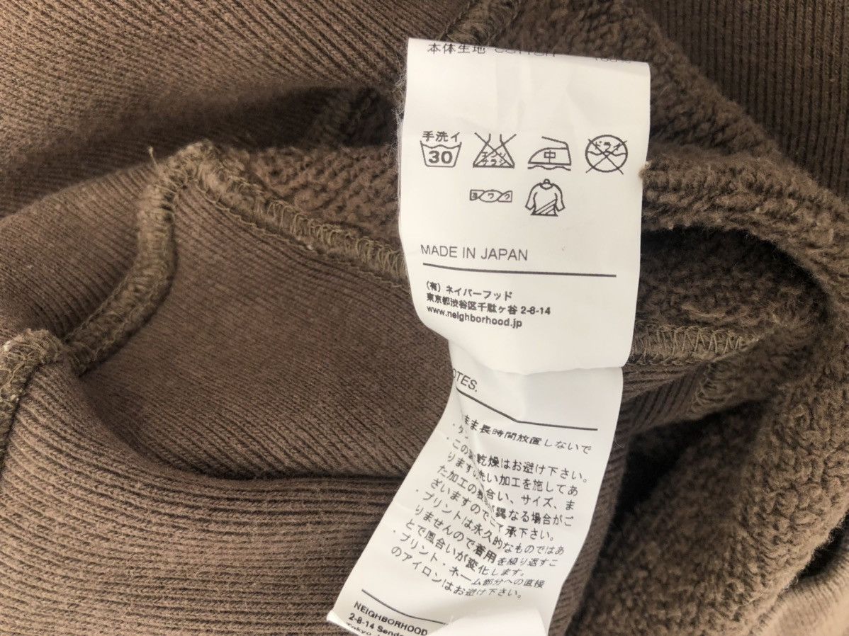 Neighborhood Luker Neighborhood Japan Faded Brown Hoodie Sweater Size US M / EU 48-50 / 2 - 18 Thumbnail