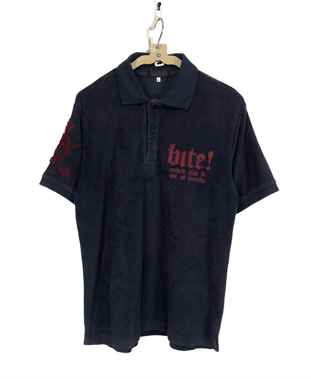Japanese Brand Tk mixpice polos tshirt embroidered velvet Size US M / EU 48-50 / 2 - 1 Thumbnail