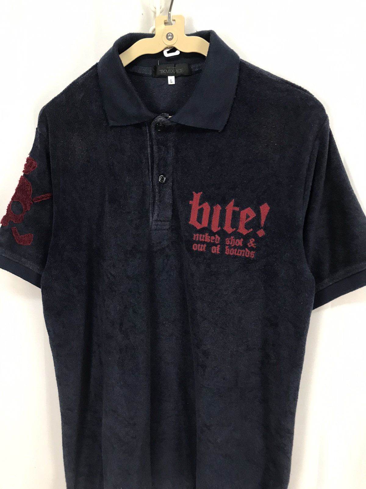 Japanese Brand Tk mixpice polos tshirt embroidered velvet Size US M / EU 48-50 / 2 - 6 Thumbnail
