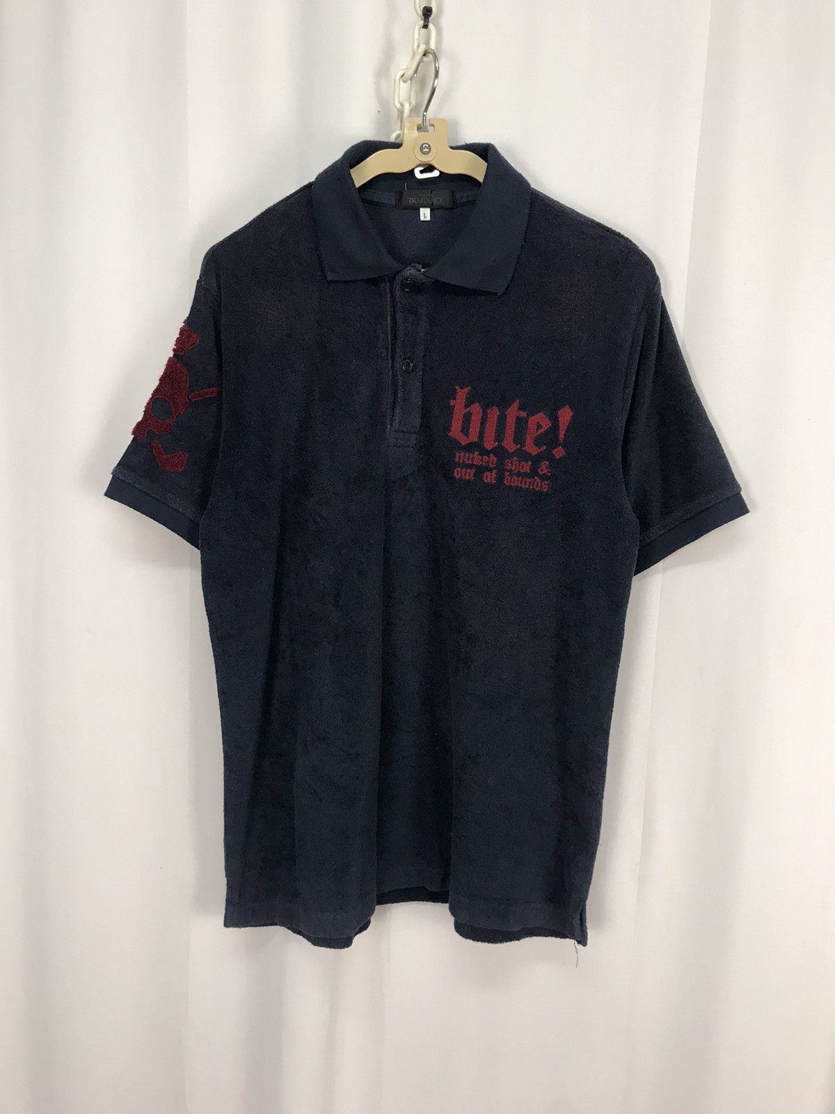 Japanese Brand Tk mixpice polos tshirt embroidered velvet Size US M / EU 48-50 / 2 - 8 Thumbnail