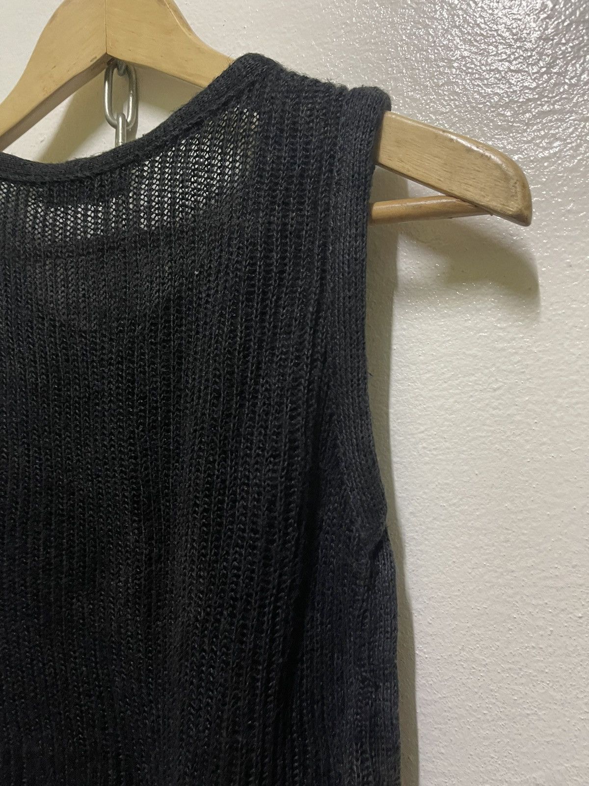 Karl Lagerfeld Karl Lagerfeld Knit Fishnet Studded Top Punk Size US XS / EU 42 / 0 - 11 Thumbnail