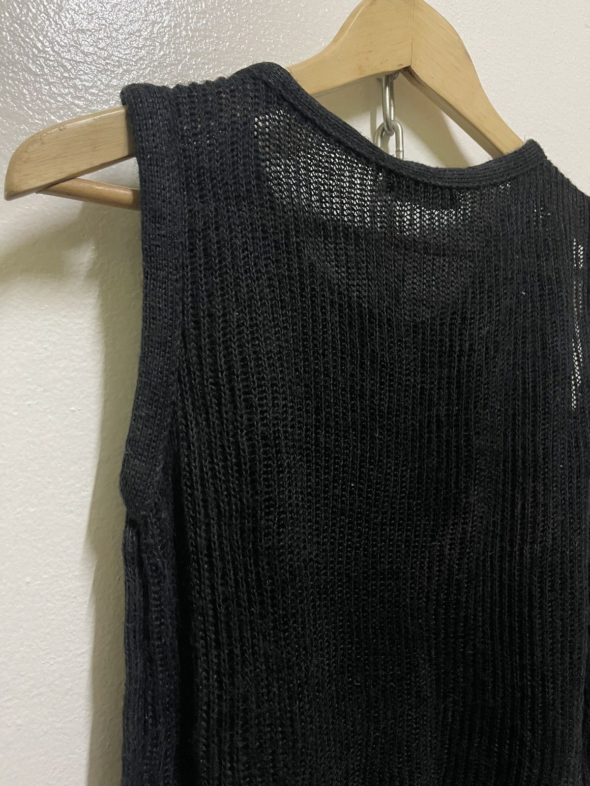 Karl Lagerfeld Karl Lagerfeld Knit Fishnet Studded Top Punk Size US XS / EU 42 / 0 - 9 Thumbnail
