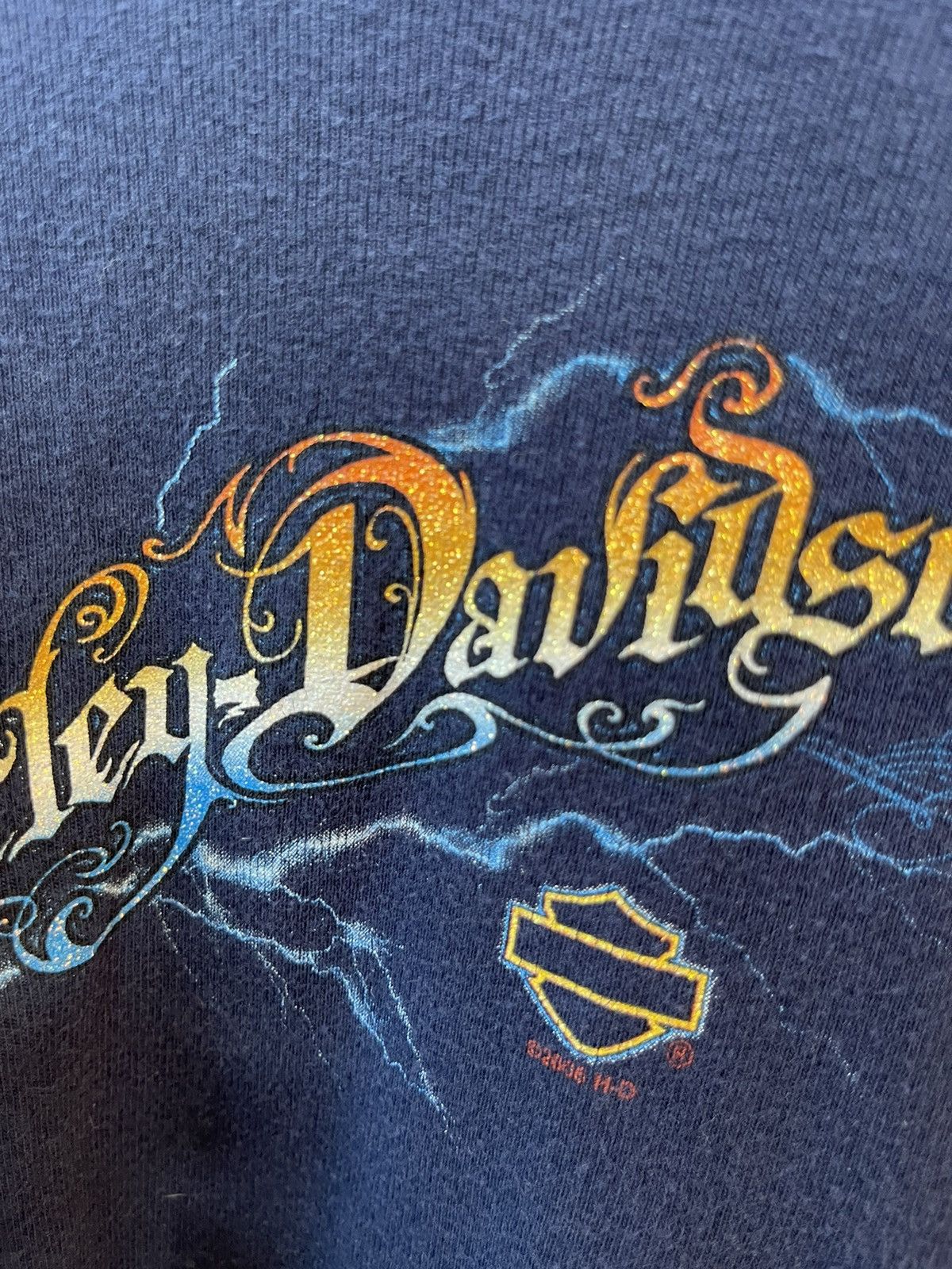 Harley Davidson × Vintage Vintage Harley Davidson LIGHTNING THUNDER LongSleeve Shirt Size US S / EU 44-46 / 1 - 5 Thumbnail