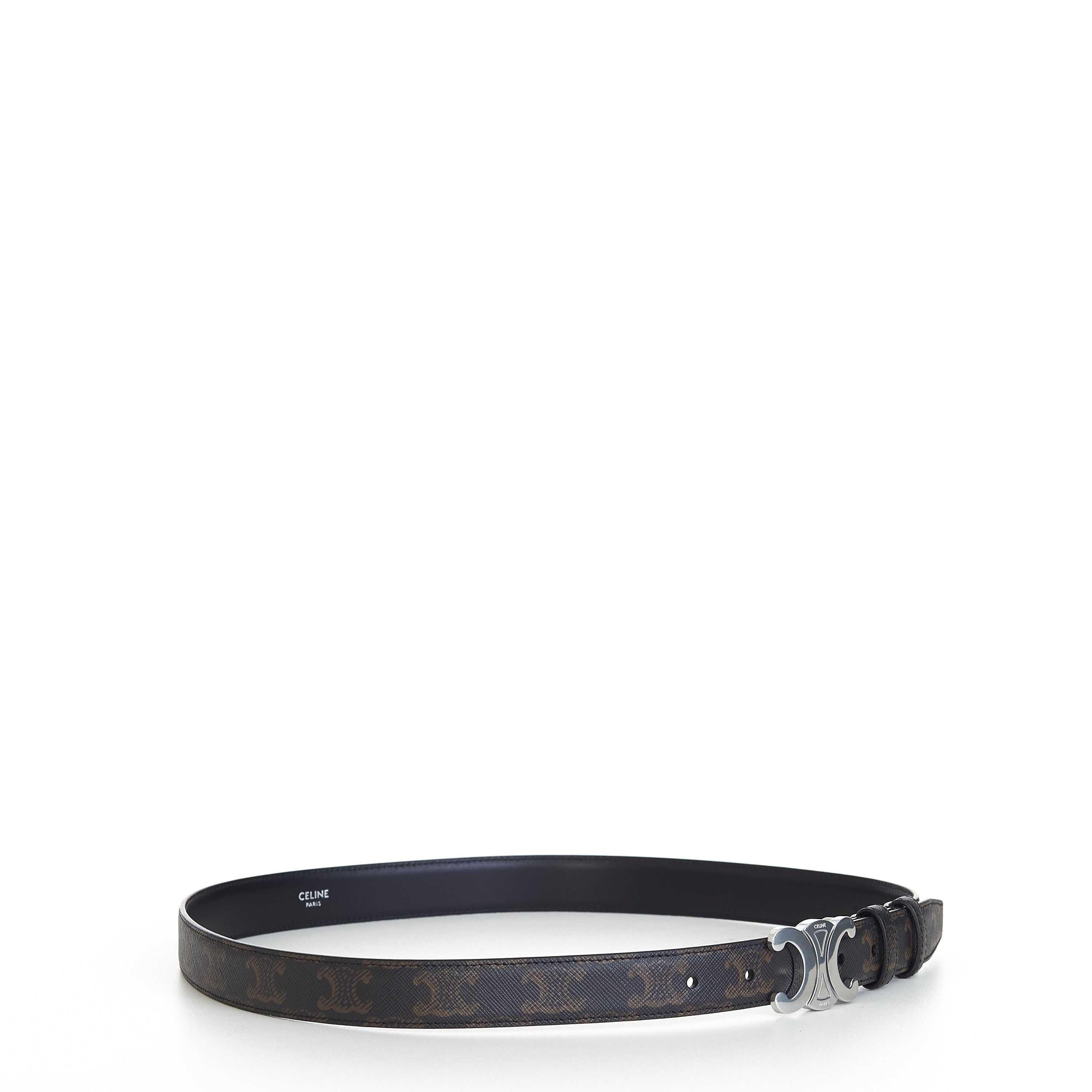 Celine Men's Medium Triomphe Belt In Triomphe Canvas Size ONE SIZE - 3 Thumbnail