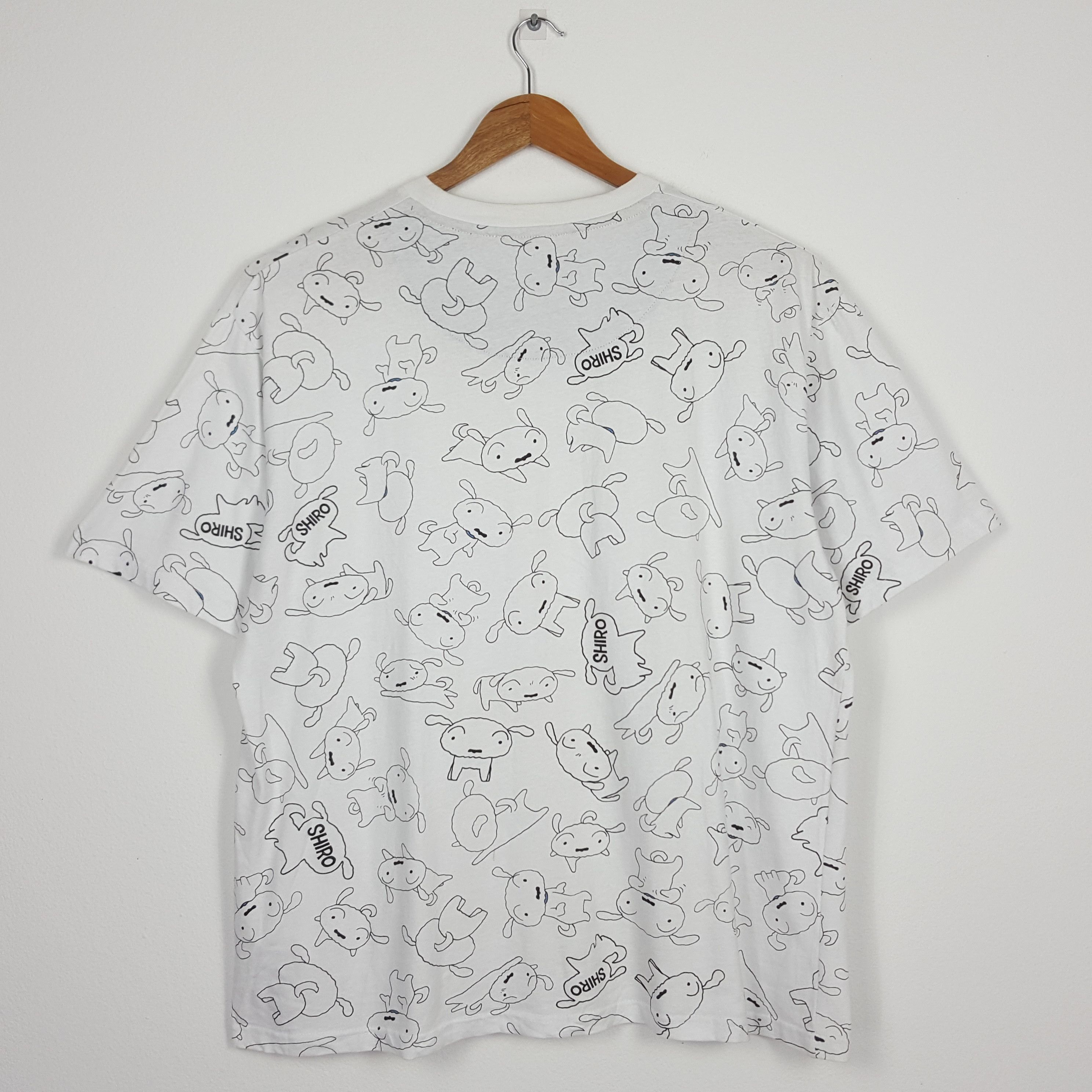Cartoon Network × Japanese Brand × Vintage Vintage Crayon Shin Chan full print Chiro dog t-shirt Size US XXL / EU 58 / 5 - 4 Thumbnail