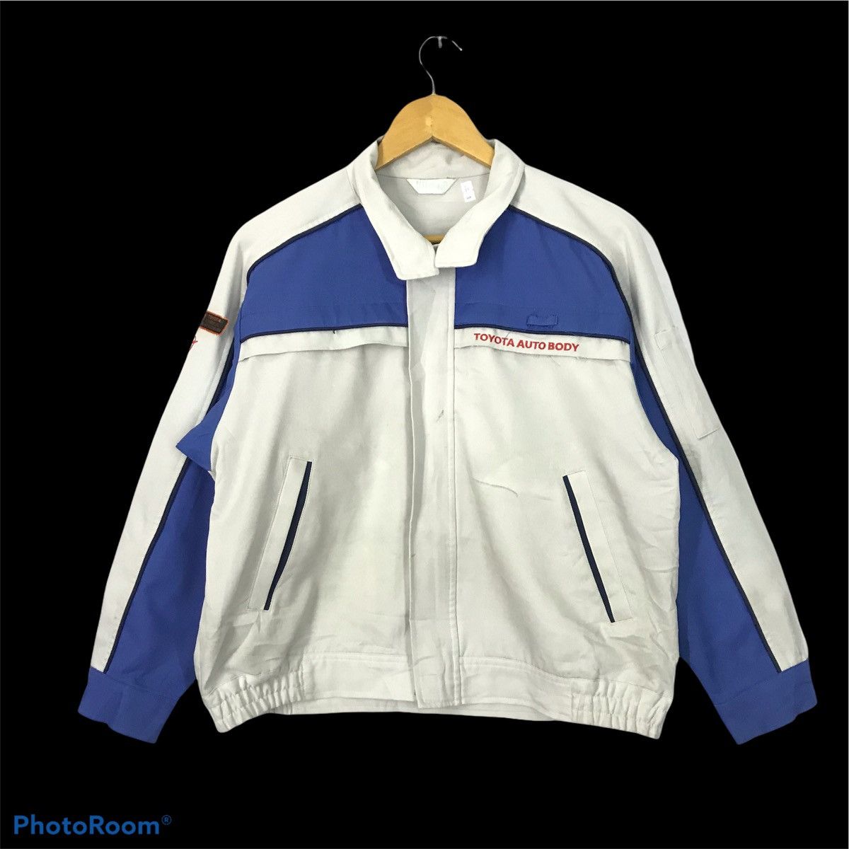 Vintage Toyota auto body Japanese workers Jackets