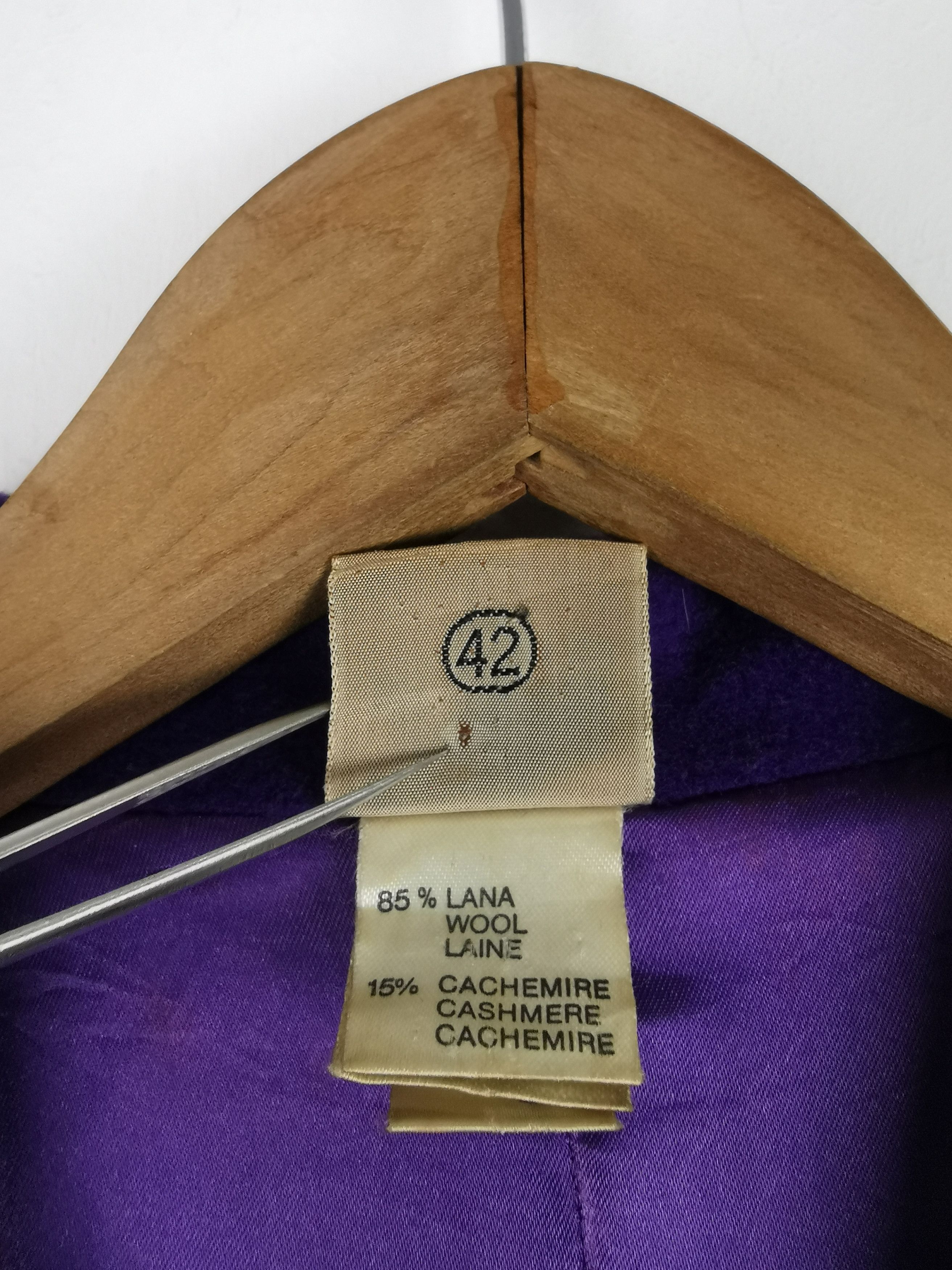 Krizia Uomo Krizia Made in Italy Lana Wool Jacket Size M / US 6-8 / IT 42-44 - 9 Thumbnail