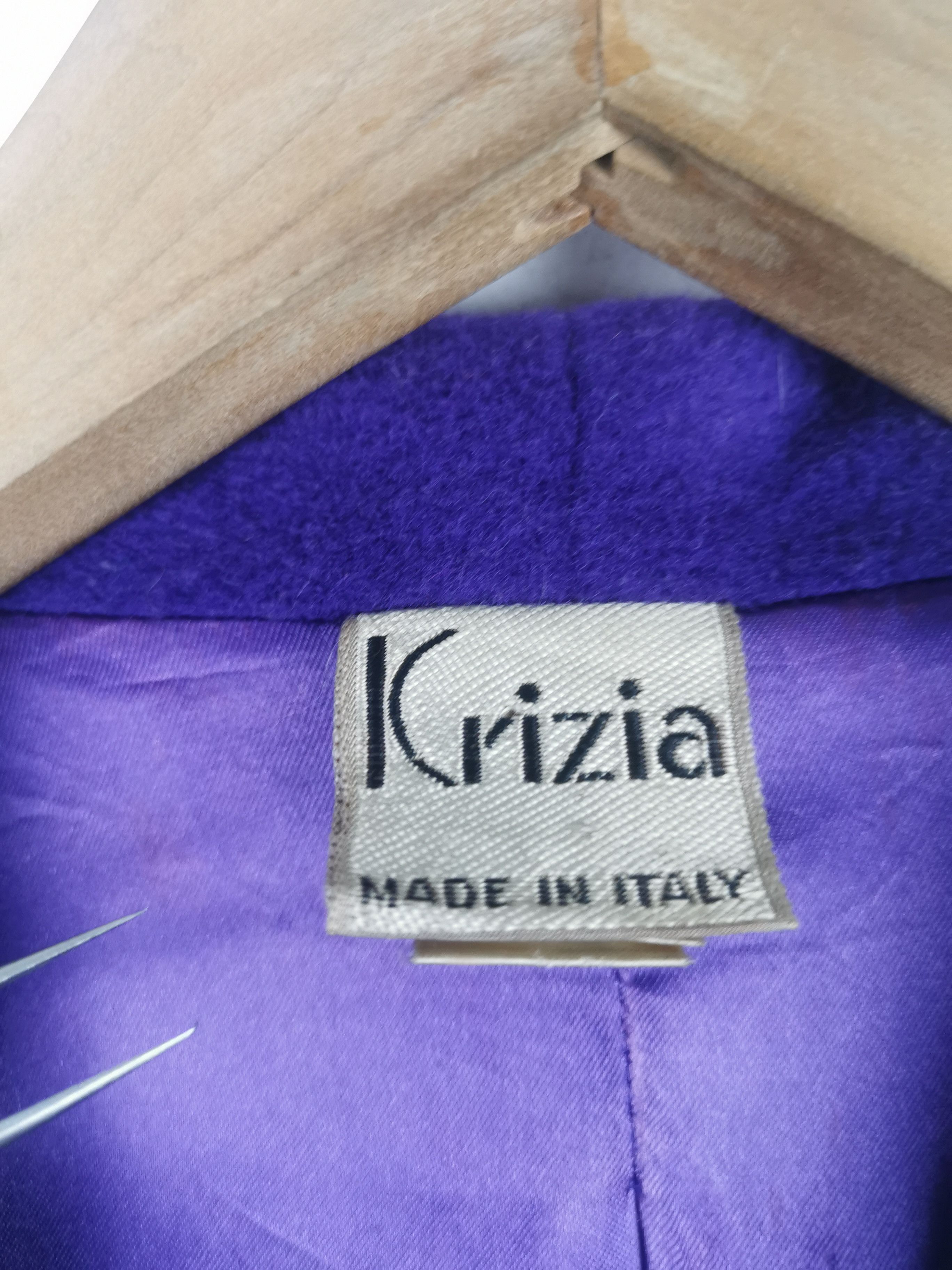 Krizia Uomo Krizia Made in Italy Lana Wool Jacket Size M / US 6-8 / IT 42-44 - 7 Thumbnail