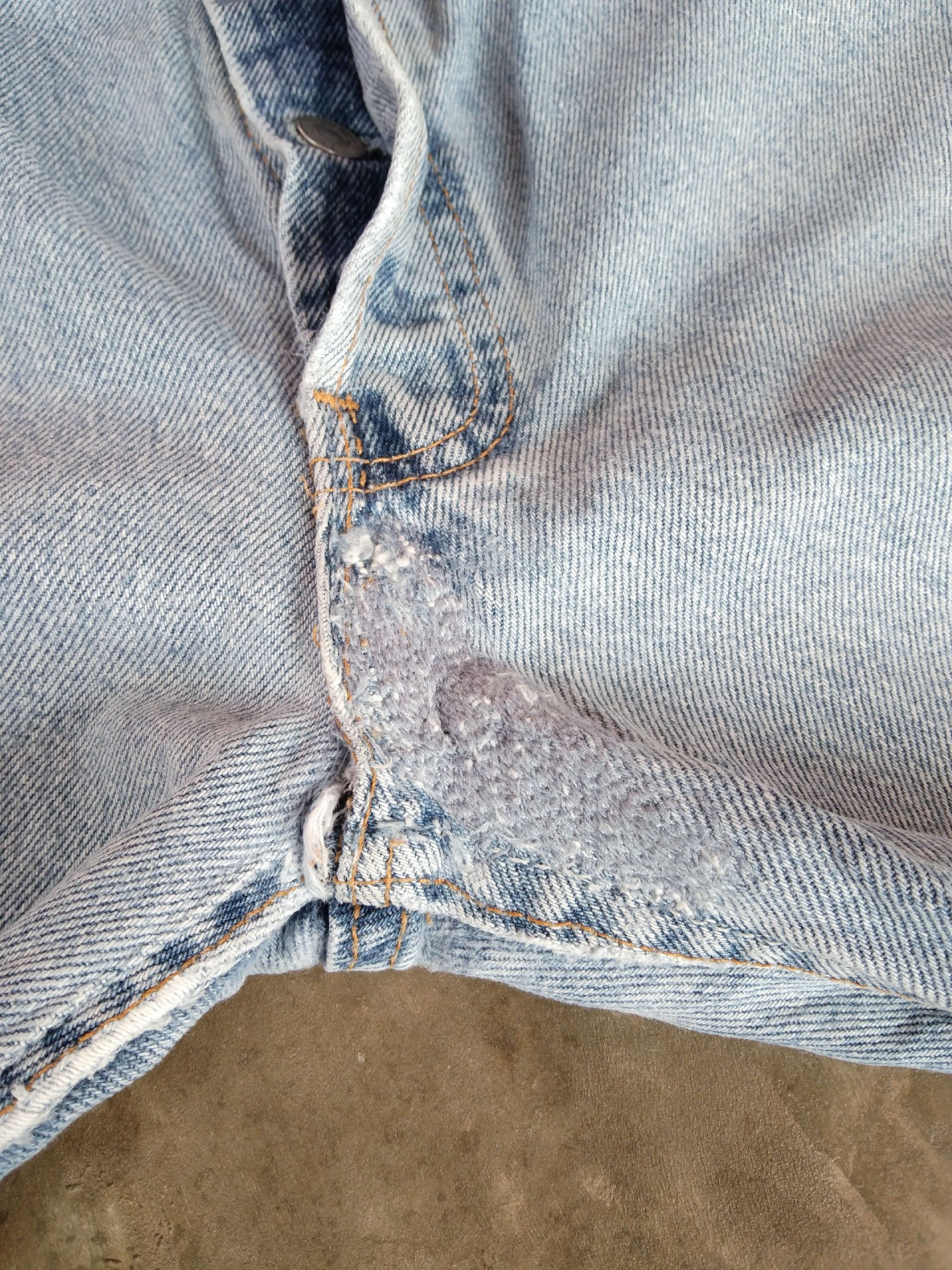 Levi's Vintage Levis 501 Light Wash Made In USA Distressed Jeans Size US 34 / EU 50 - 6 Thumbnail