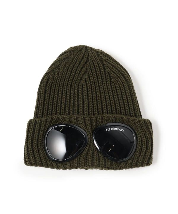 C.P. COMPANY extra fine merino wool goggle beanie