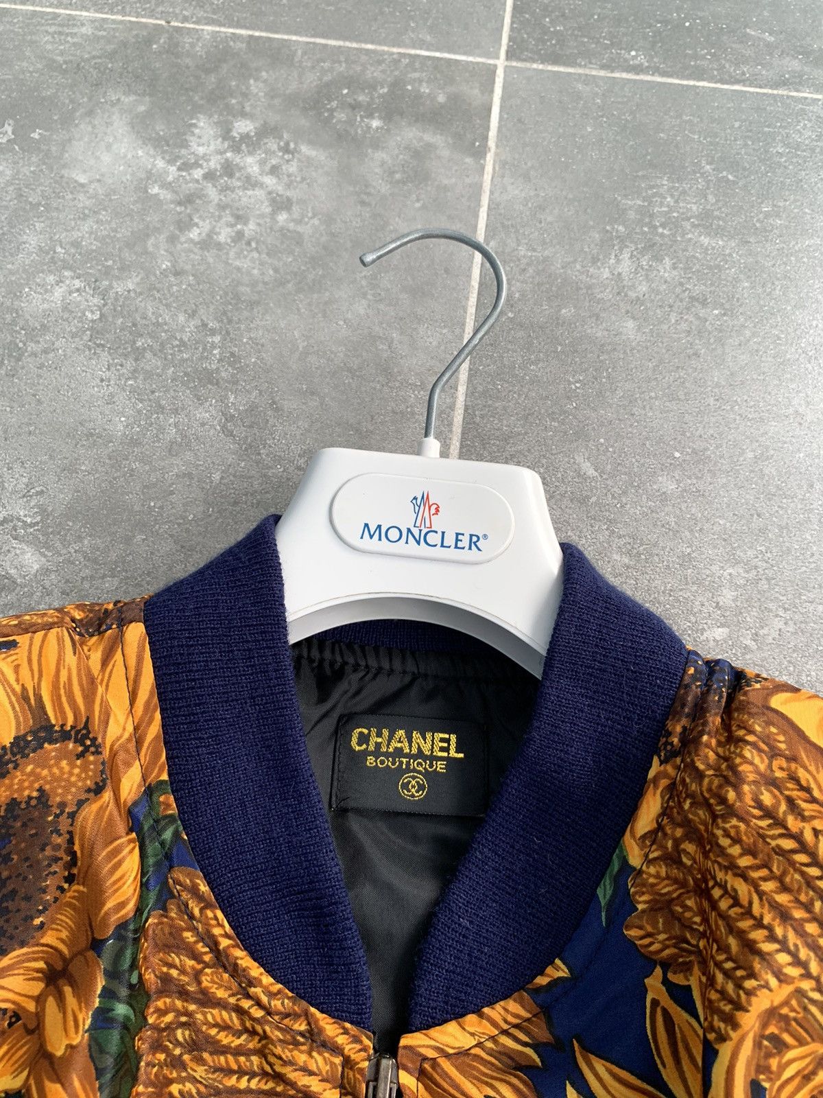 Other × Vintage Vintage Style Print Bomber Jacket Coat SILK Gold Size US M / EU 48-50 / 2 - 9 Thumbnail