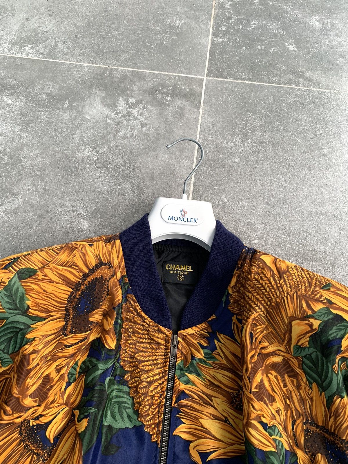 Other × Vintage Vintage Style Print Bomber Jacket Coat SILK Gold Size US M / EU 48-50 / 2 - 6 Thumbnail