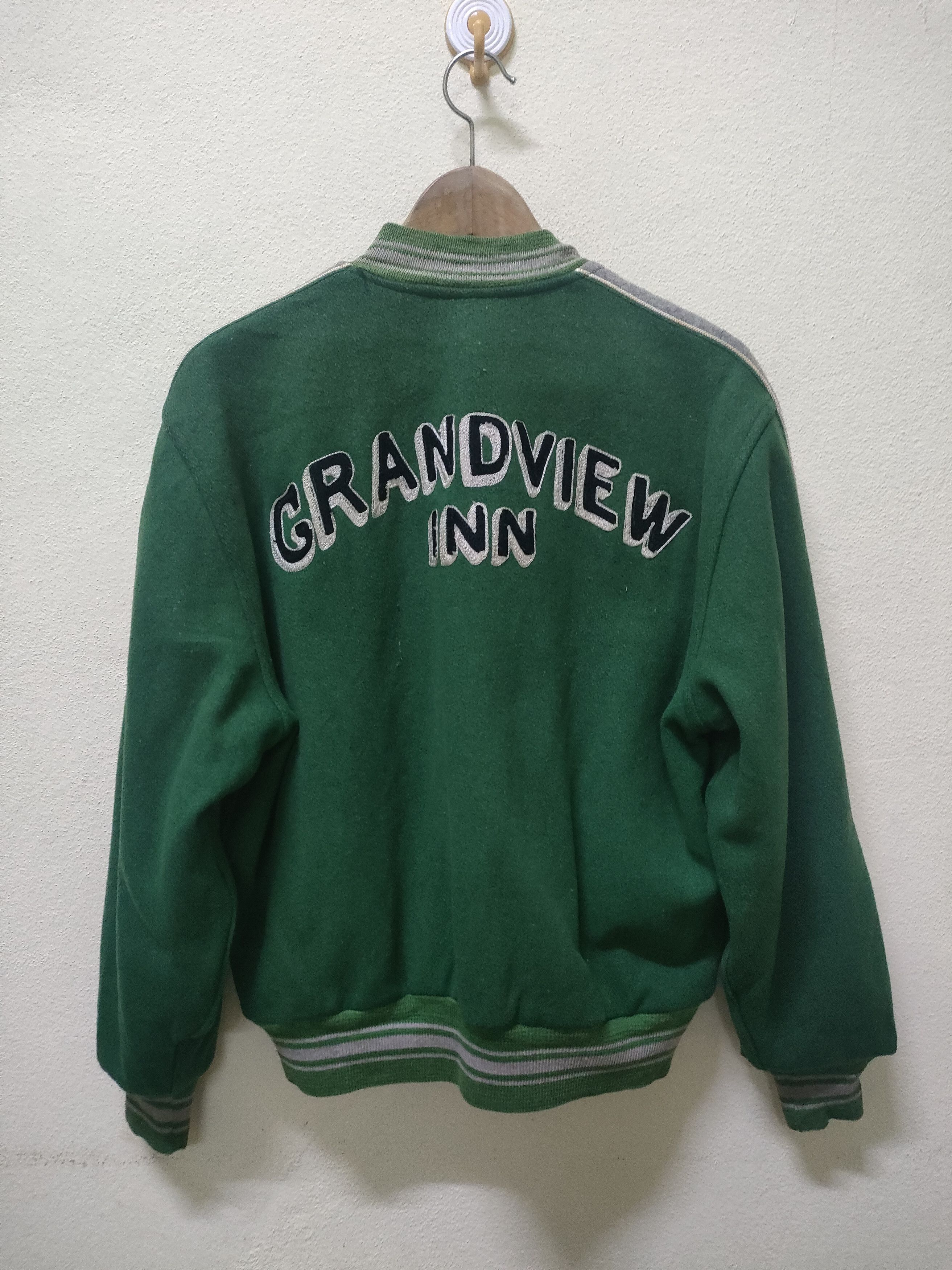 Vintage Vintage 40's Grandview Inn Varsity Jacket Size US L / EU 52-54 / 3 - 2 Thumbnail