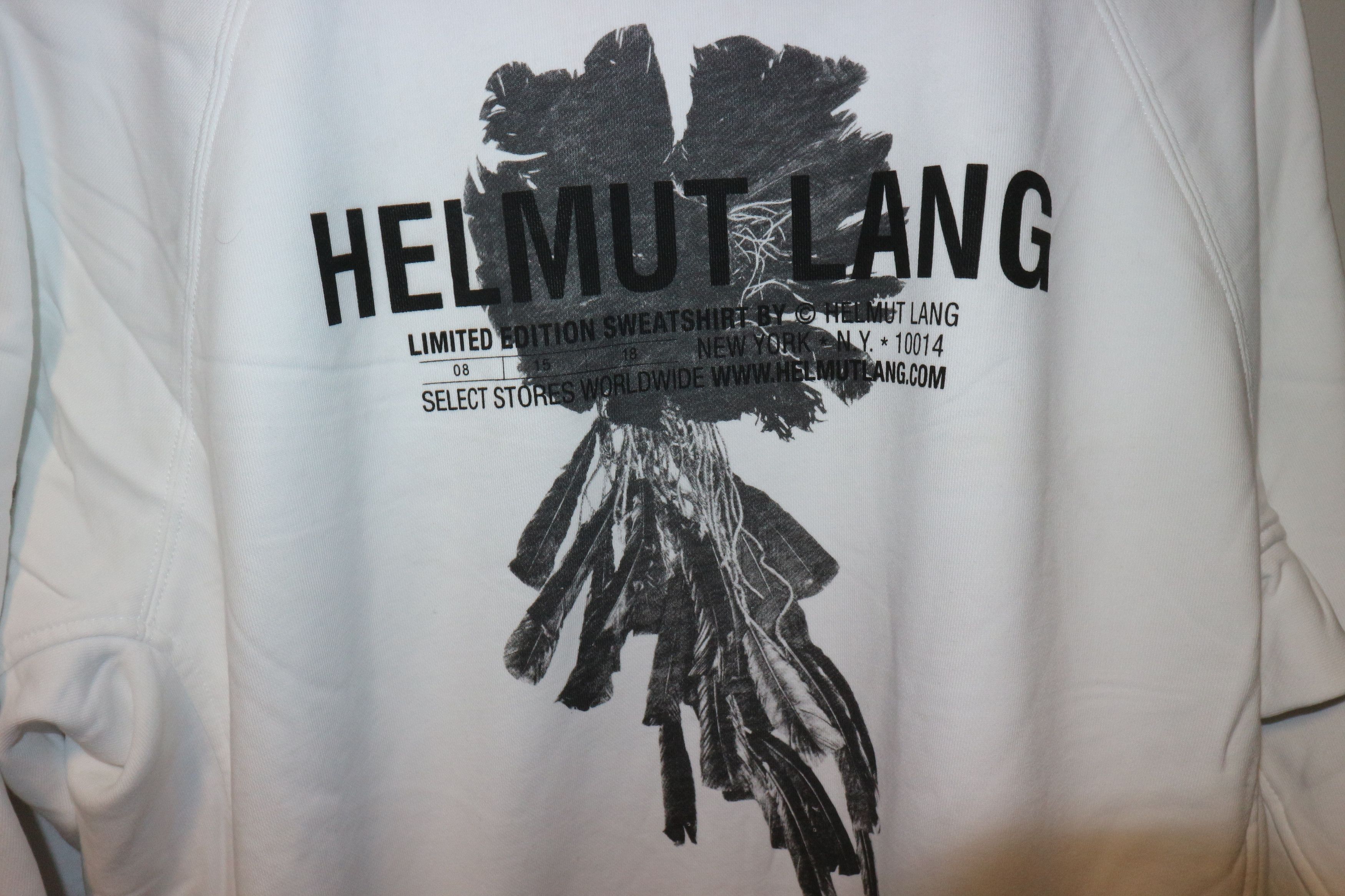 Helmut Lang Logo print sweatshirt Size US S / EU 44-46 / 1 - 8 Thumbnail