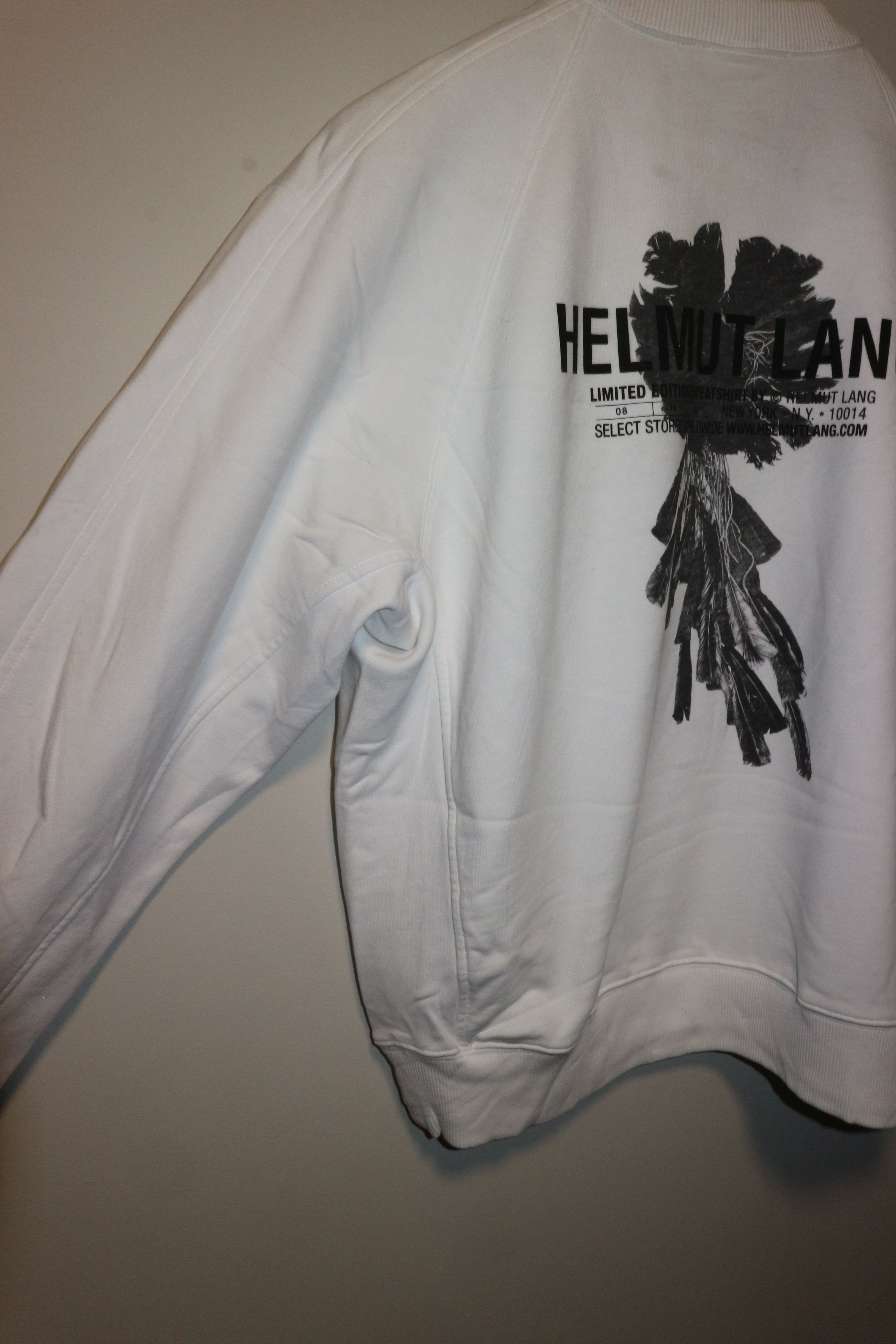 Helmut Lang Logo print sweatshirt Size US S / EU 44-46 / 1 - 9 Thumbnail