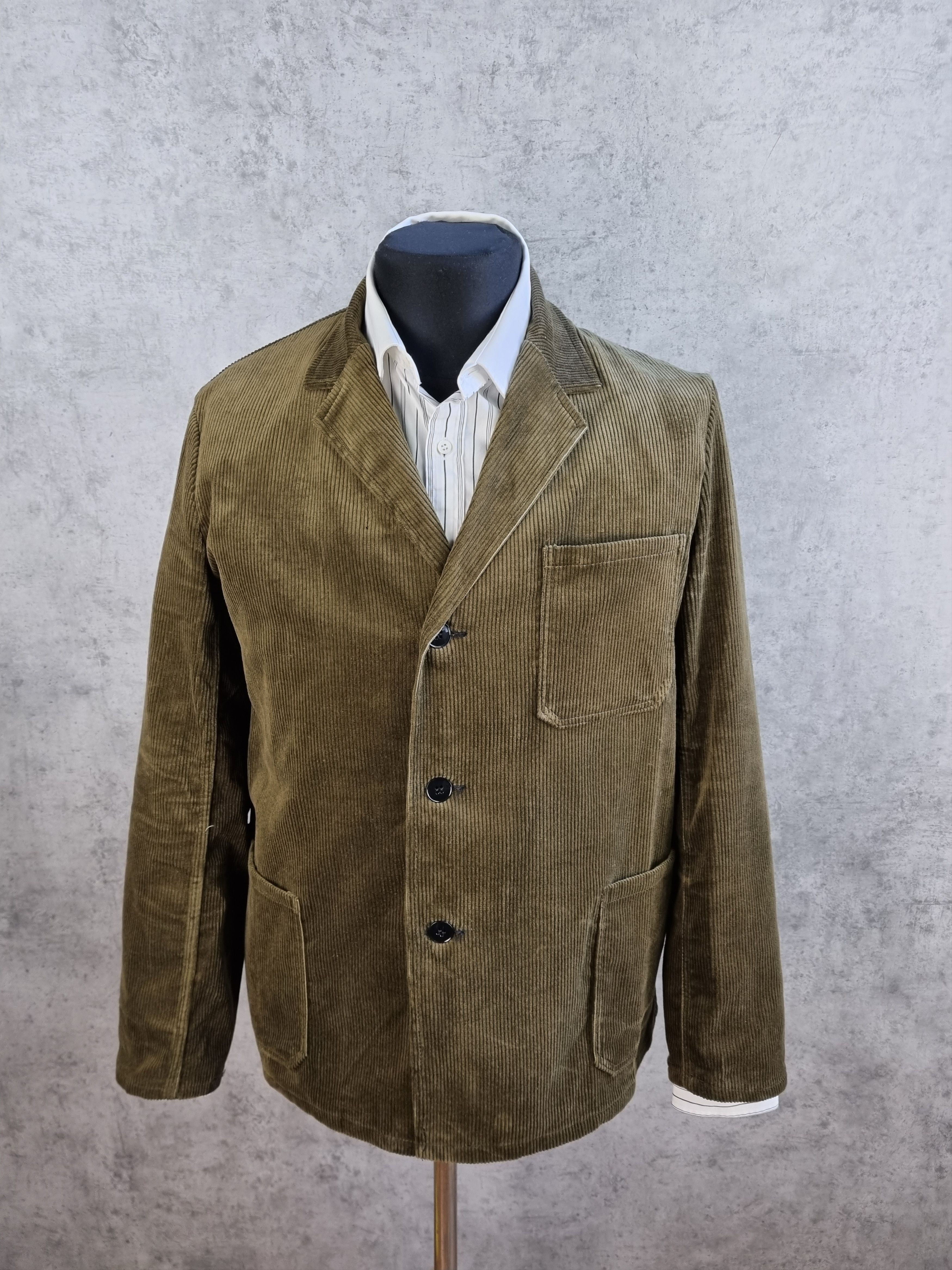 Vetra Vintage 60s Almost New Corduroy Blazer Workers Size US M / EU 48-50 / 2 - 2 Thumbnail