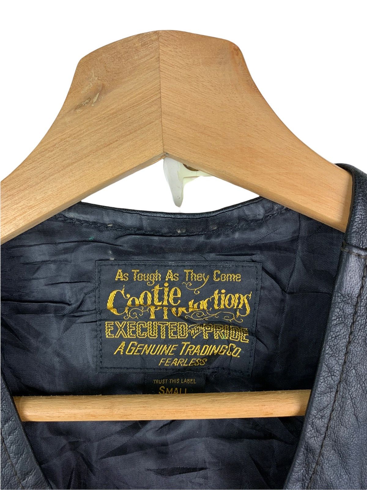 Japanese Brand Japanese Brand Cootie Productions Vest Leather Size US S / EU 44-46 / 1 - 14 Thumbnail