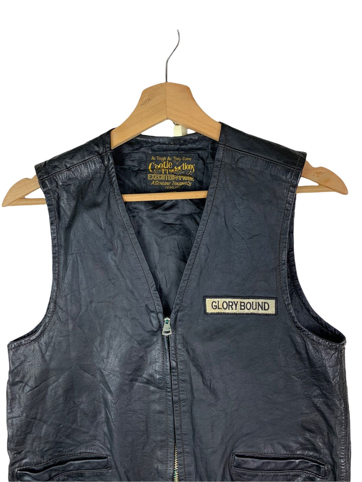 Japanese Brand Japanese Brand Cootie Productions Vest Leather Size US S / EU 44-46 / 1 - 2 Thumbnail