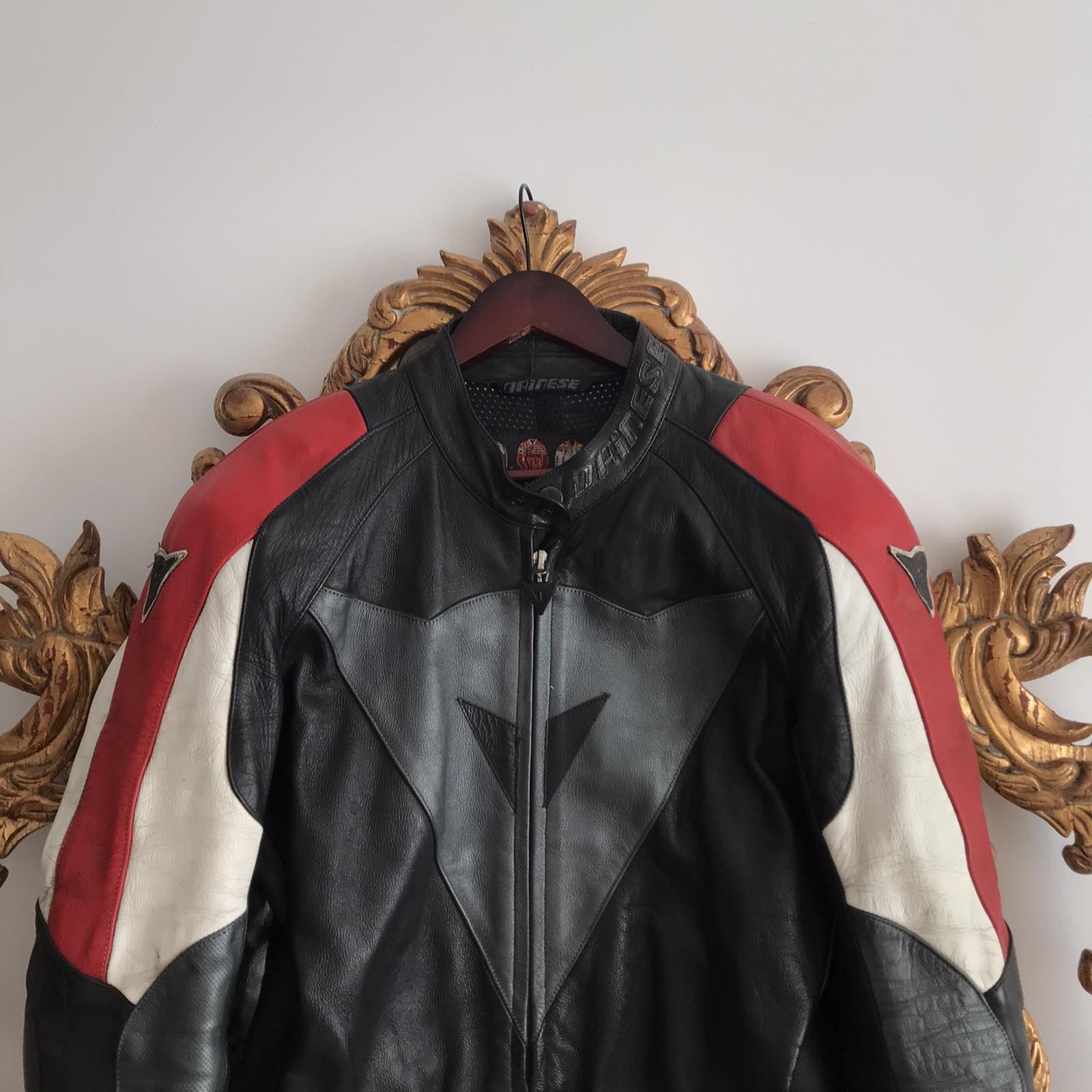 Dainese Rare Dainese Moto Leather Jacket Vintage Racing 90s Size US M / EU 48-50 / 2 - 2 Thumbnail
