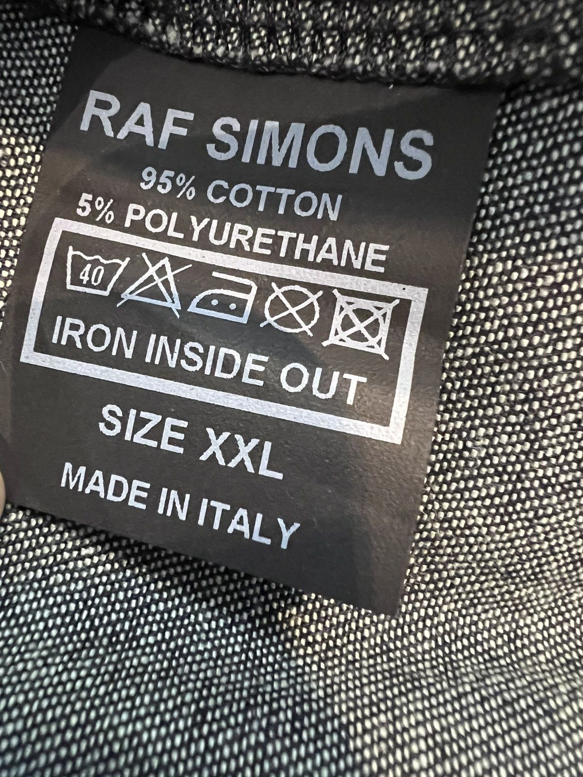 Raf Simons RAF SIMONS DENIM SHIRT Size US XXL / EU 58 / 5 - 4 Thumbnail