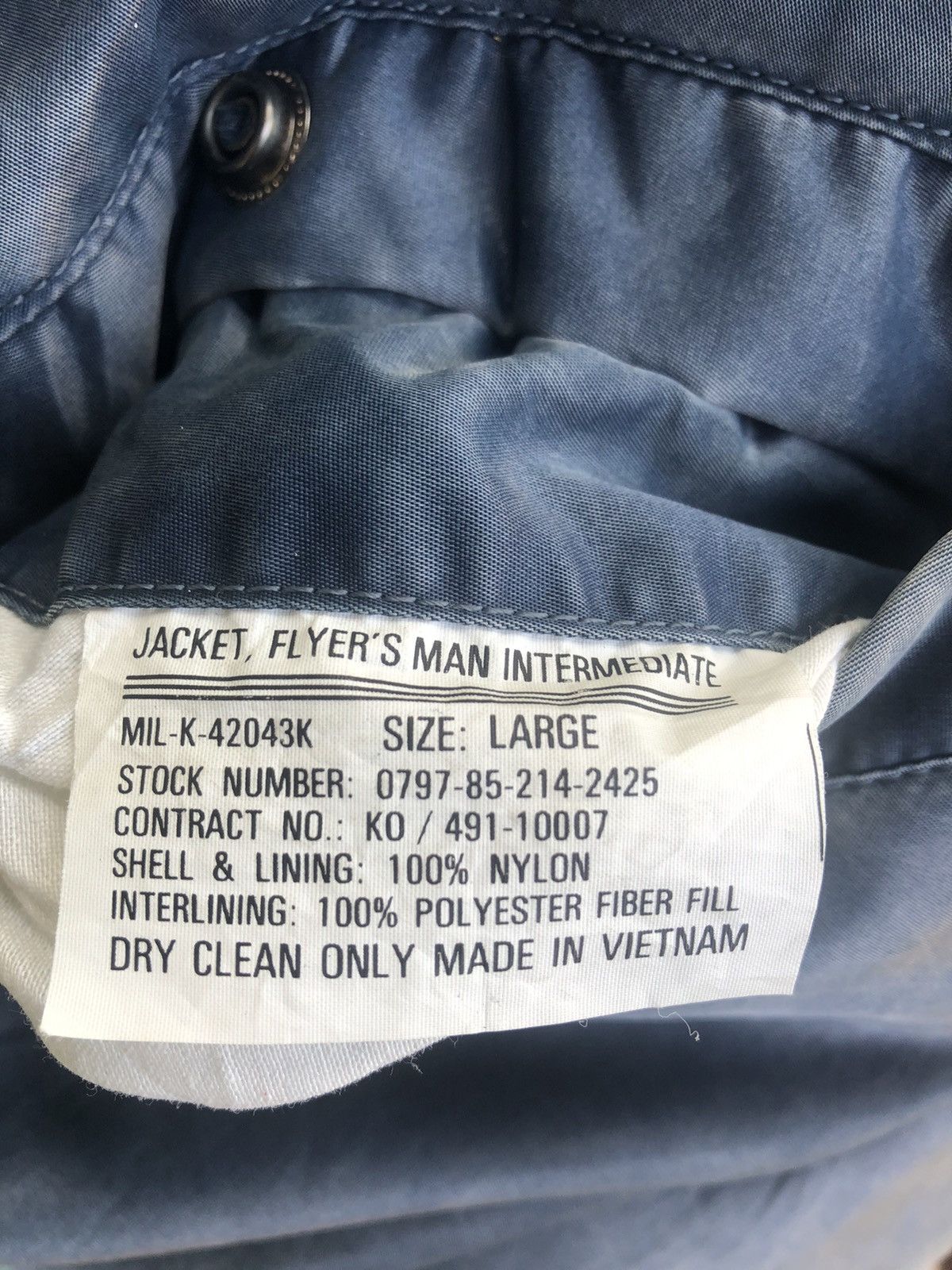 Vintage Vintage Flayer’s Man intermediate bomber jacket hoodie Size US L / EU 52-54 / 3 - 19 Thumbnail