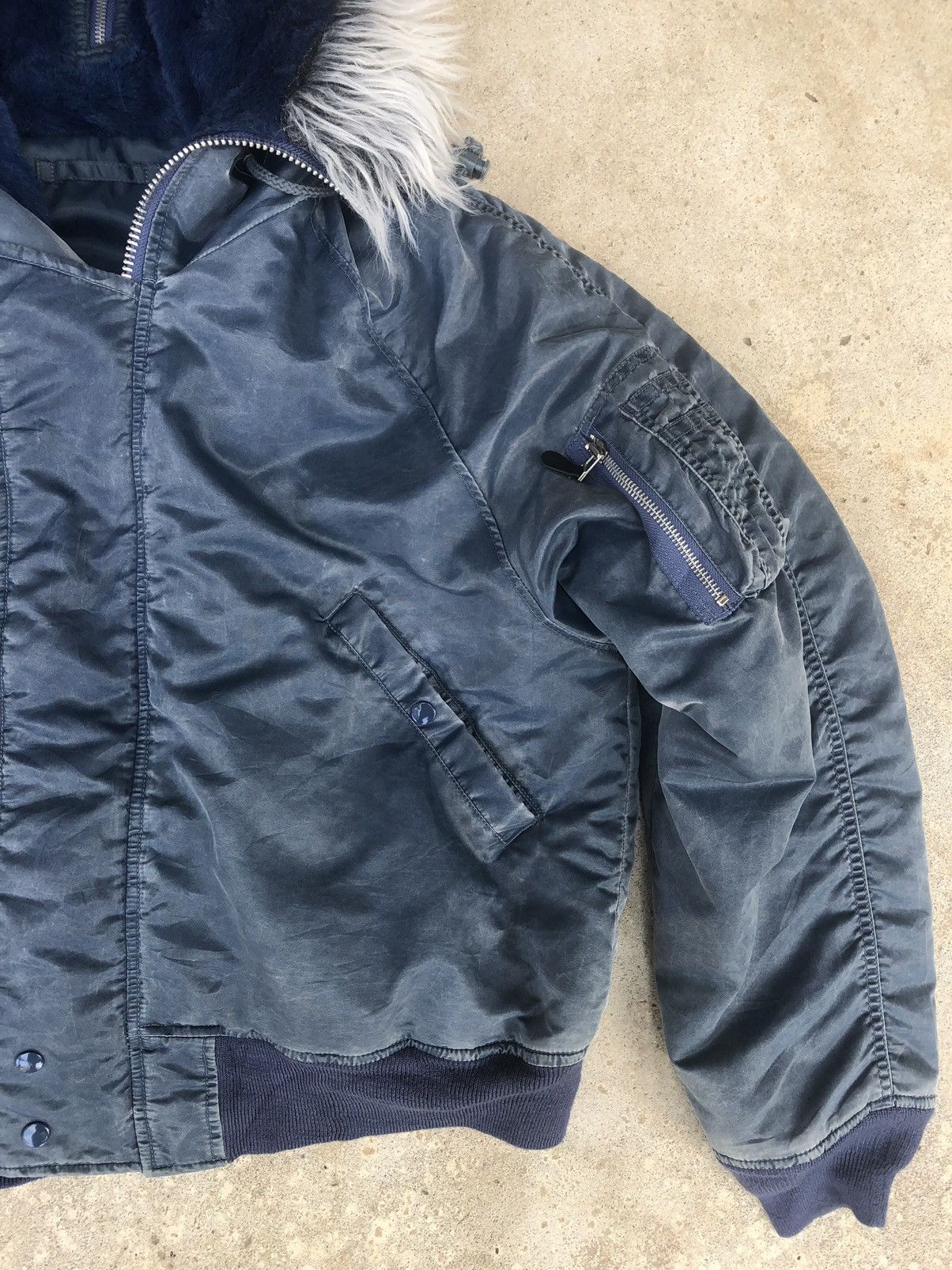 Vintage Vintage Flayer’s Man intermediate bomber jacket hoodie Size US L / EU 52-54 / 3 - 15 Thumbnail