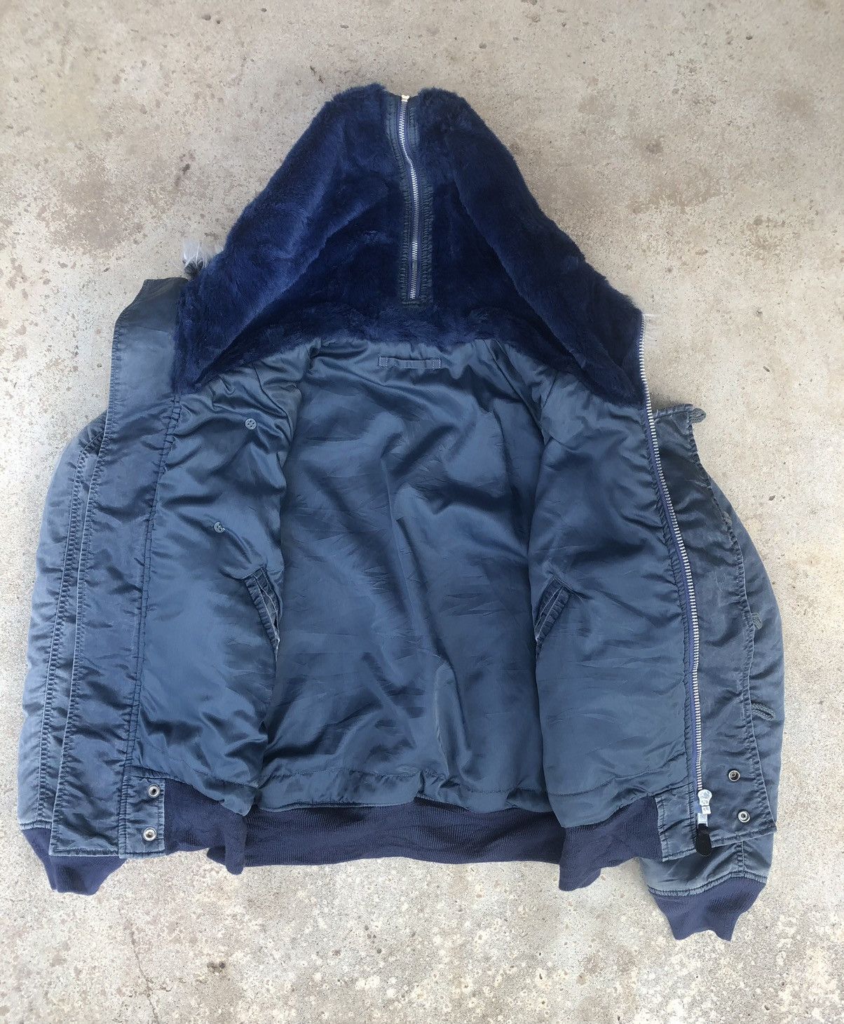 Vintage Vintage Flayer’s Man intermediate bomber jacket hoodie Size US L / EU 52-54 / 3 - 4 Thumbnail
