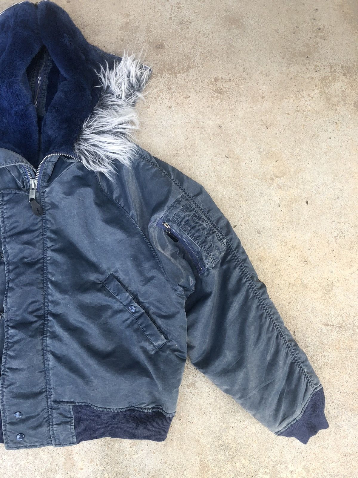Vintage Vintage Flayer’s Man intermediate bomber jacket hoodie Size US L / EU 52-54 / 3 - 9 Thumbnail