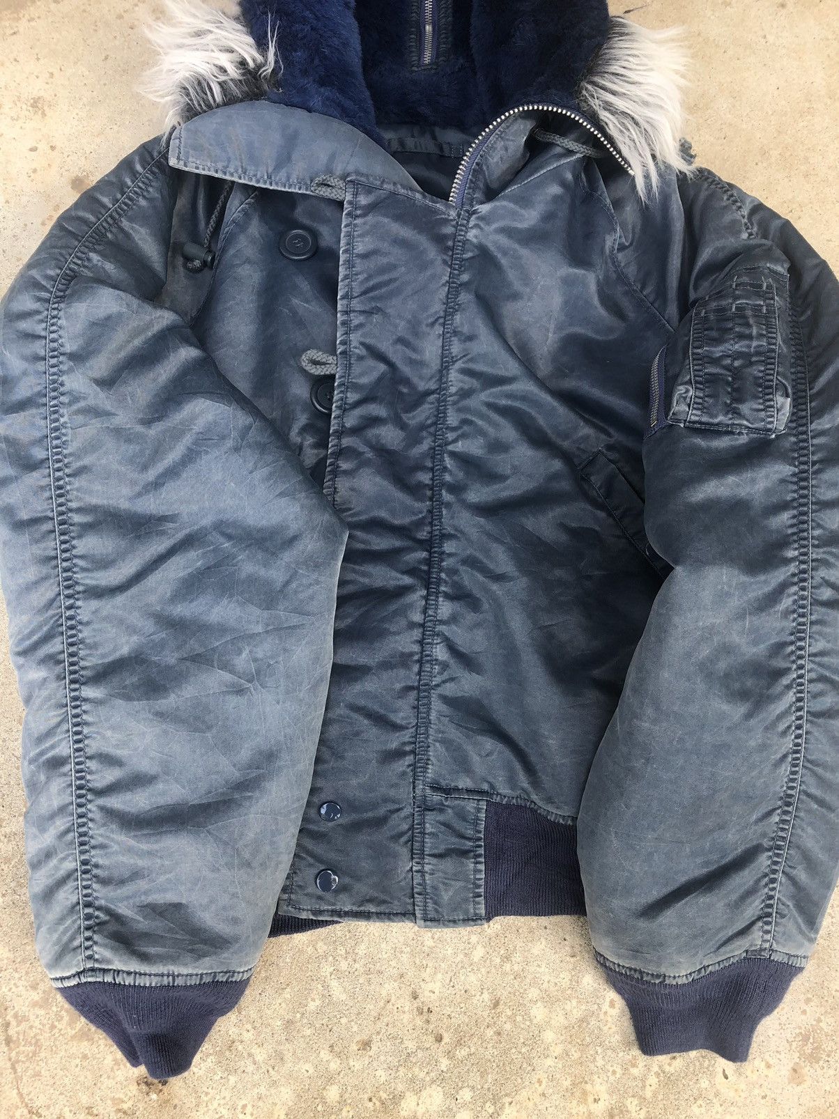 Vintage Vintage Flayer’s Man intermediate bomber jacket hoodie Size US L / EU 52-54 / 3 - 16 Thumbnail