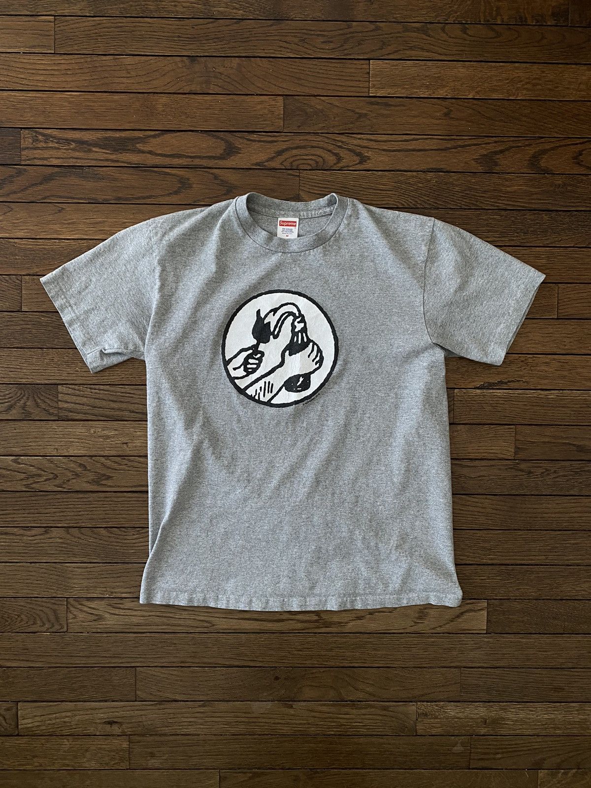 Supreme Molotov Tee Heather Grey