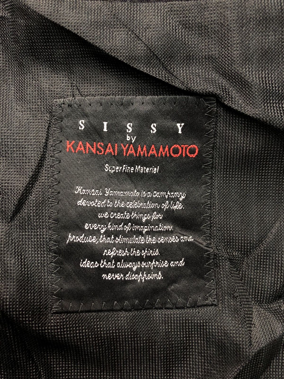 Designer × Kansai Yamamoto × Vintage VINTAGE SISSY BY KANSAI YAMAMOTO BLAZER COAT NICE DESIGN Size US L / EU 52-54 / 3 - 4 Thumbnail