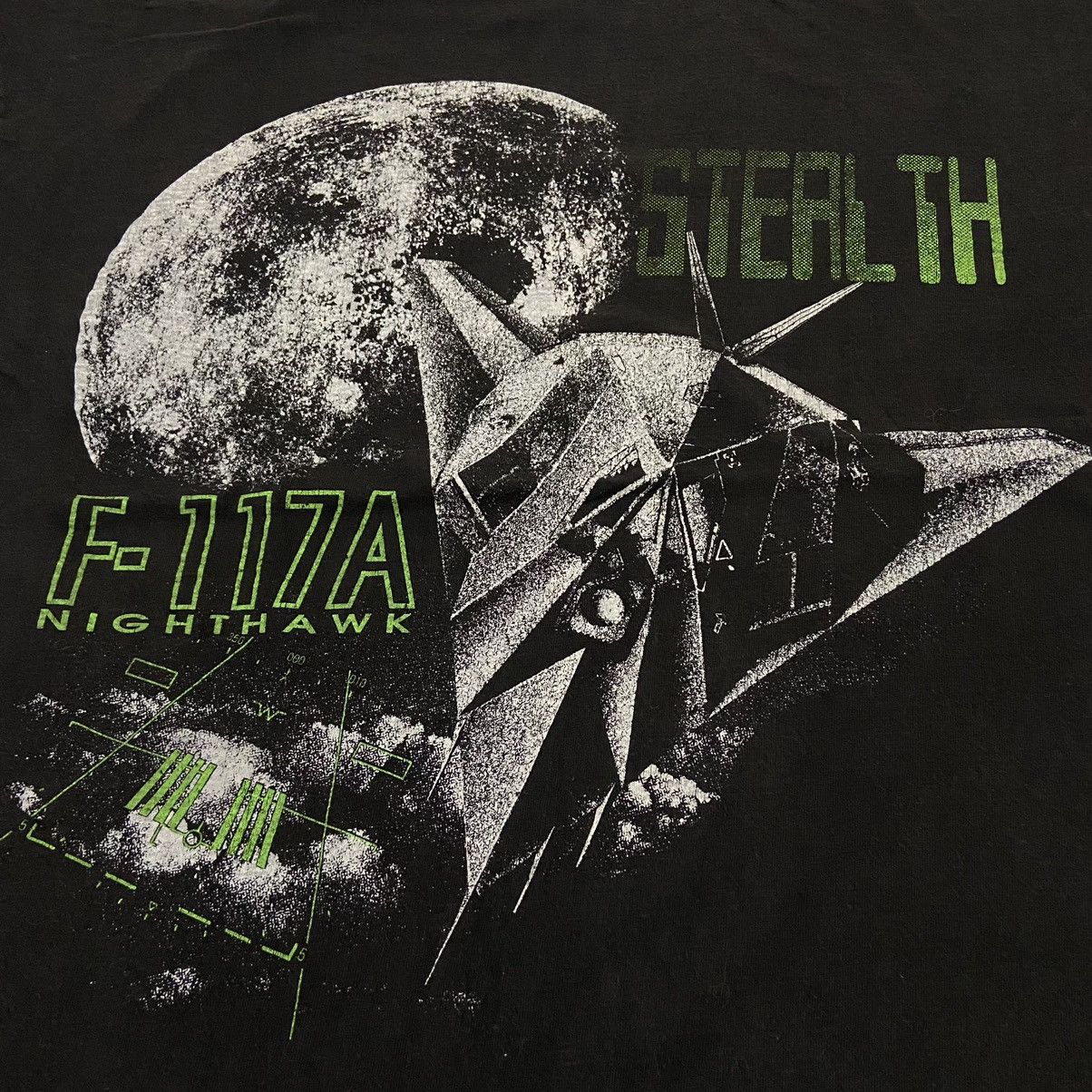 Vintage Vintage 90s stealth f-117a nighthawk tshirt movie Size US XL / EU 56 / 4 - 2 Thumbnail