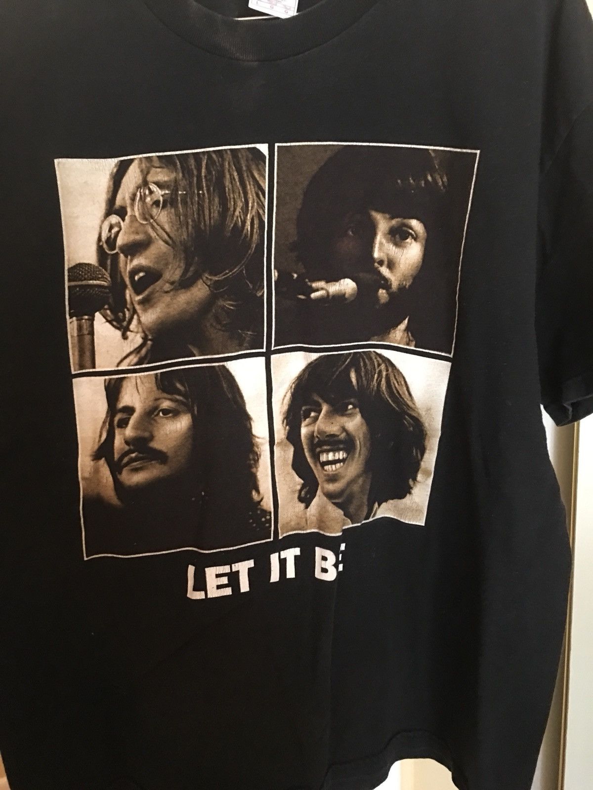 Hanes The Beatles Let It Be Vintage T Shirt | Grailed