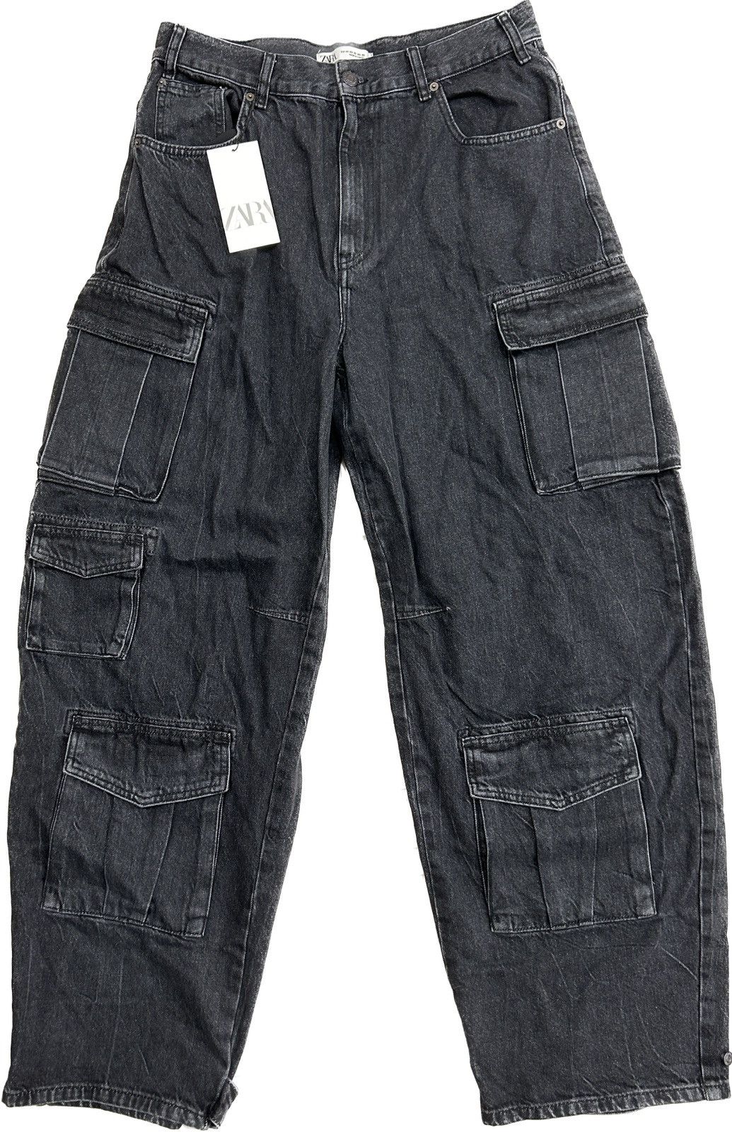 Multi Pocket Utility Cargo Baggy Jeans