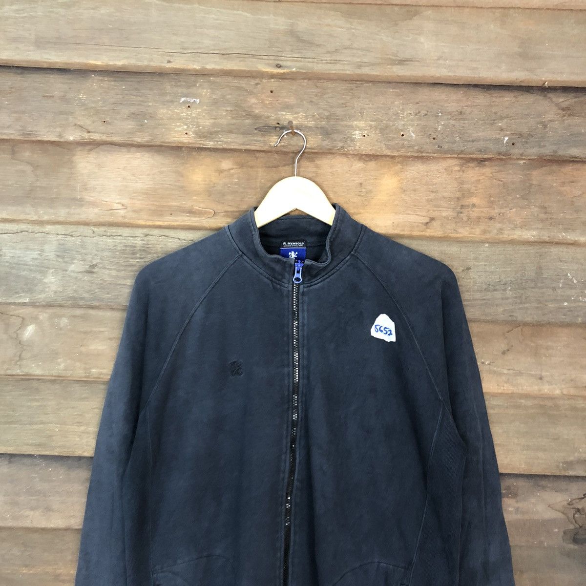 R.Newbold R.NewBold Dark Blue Zipper Sweatshirt #5652 Size US L / EU 52-54 / 3 - 7 Thumbnail