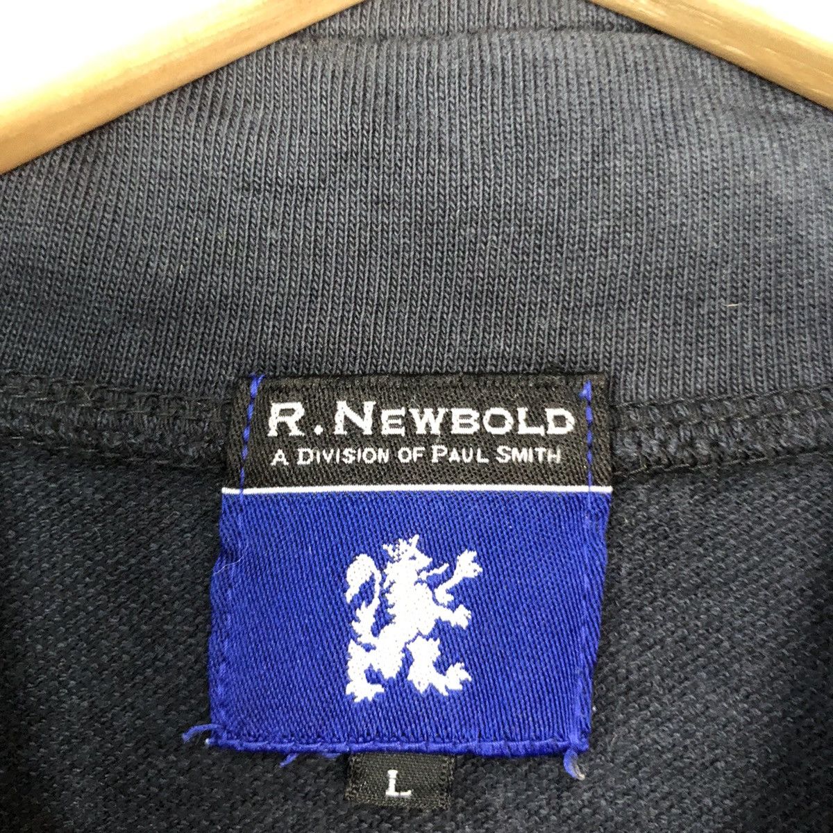 R.Newbold R.NewBold Dark Blue Zipper Sweatshirt #5652 Size US L / EU 52-54 / 3 - 9 Thumbnail
