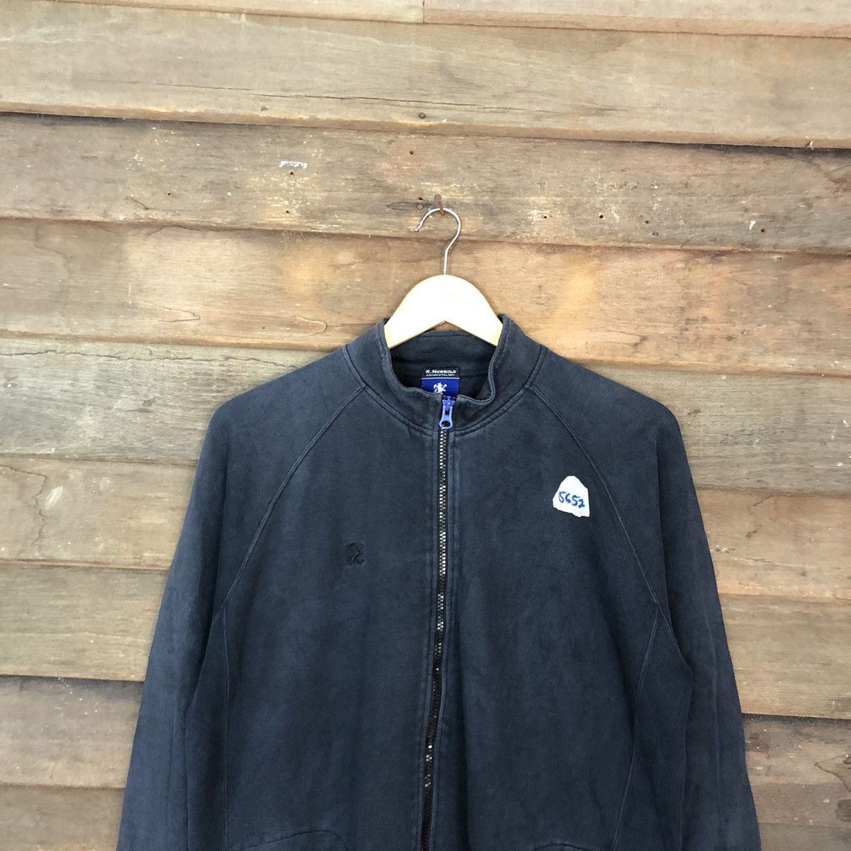 R.Newbold R.NewBold Dark Blue Zipper Sweatshirt #5652 Size US L / EU 52-54 / 3 - 2 Thumbnail