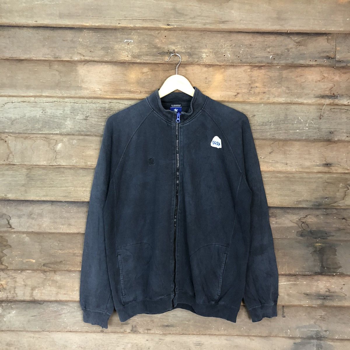 R.Newbold R.NewBold Dark Blue Zipper Sweatshirt #5652 Size US L / EU 52-54 / 3 - 1 Thumbnail