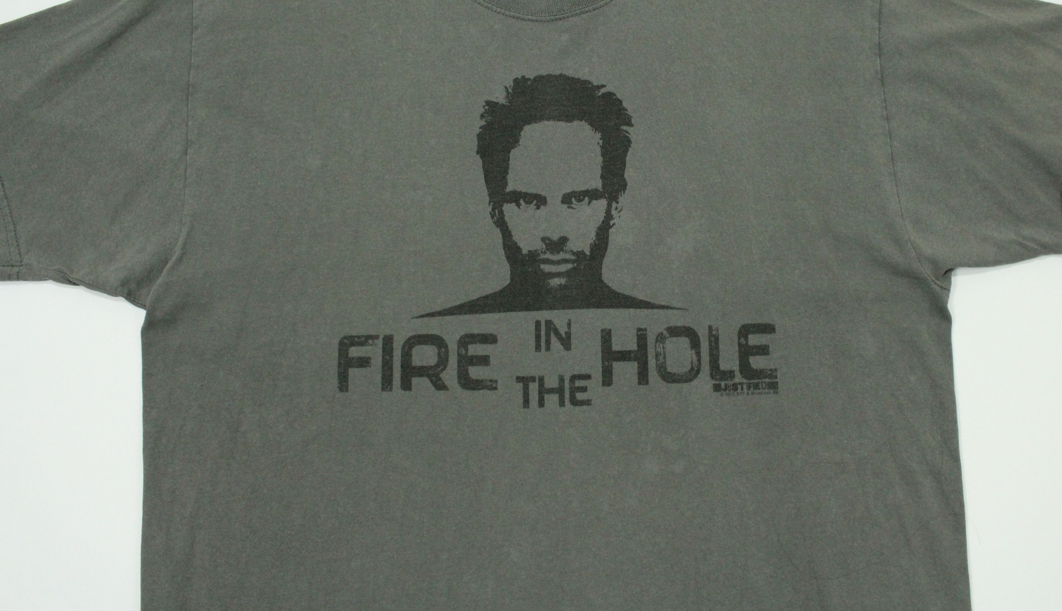 Vintage FIRE IN THE HOLE T Shirt Movie Size US L / EU 52-54 / 3 - 5 Thumbnail